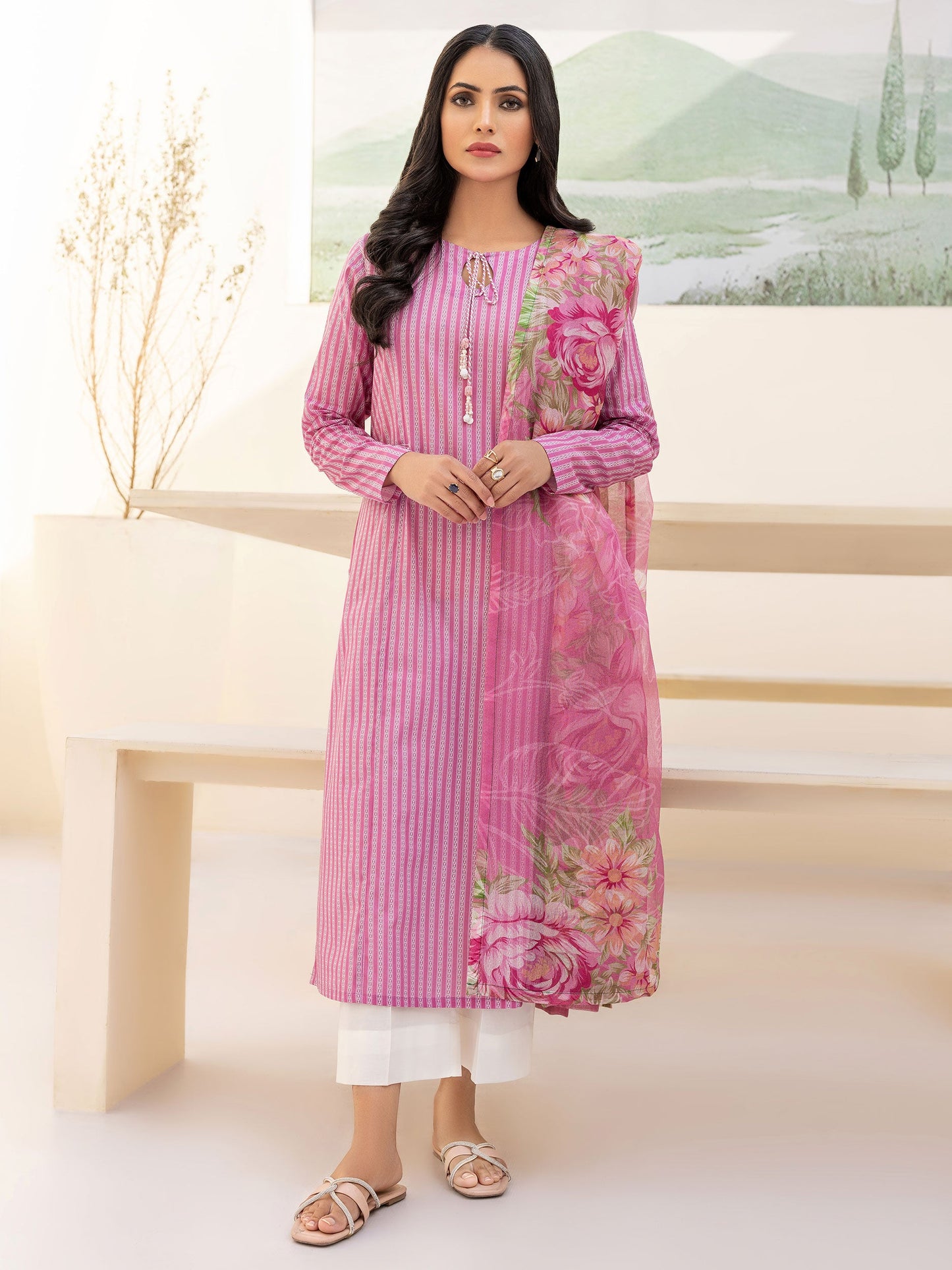2 Piece Lawn Suit-Printed (Pret)