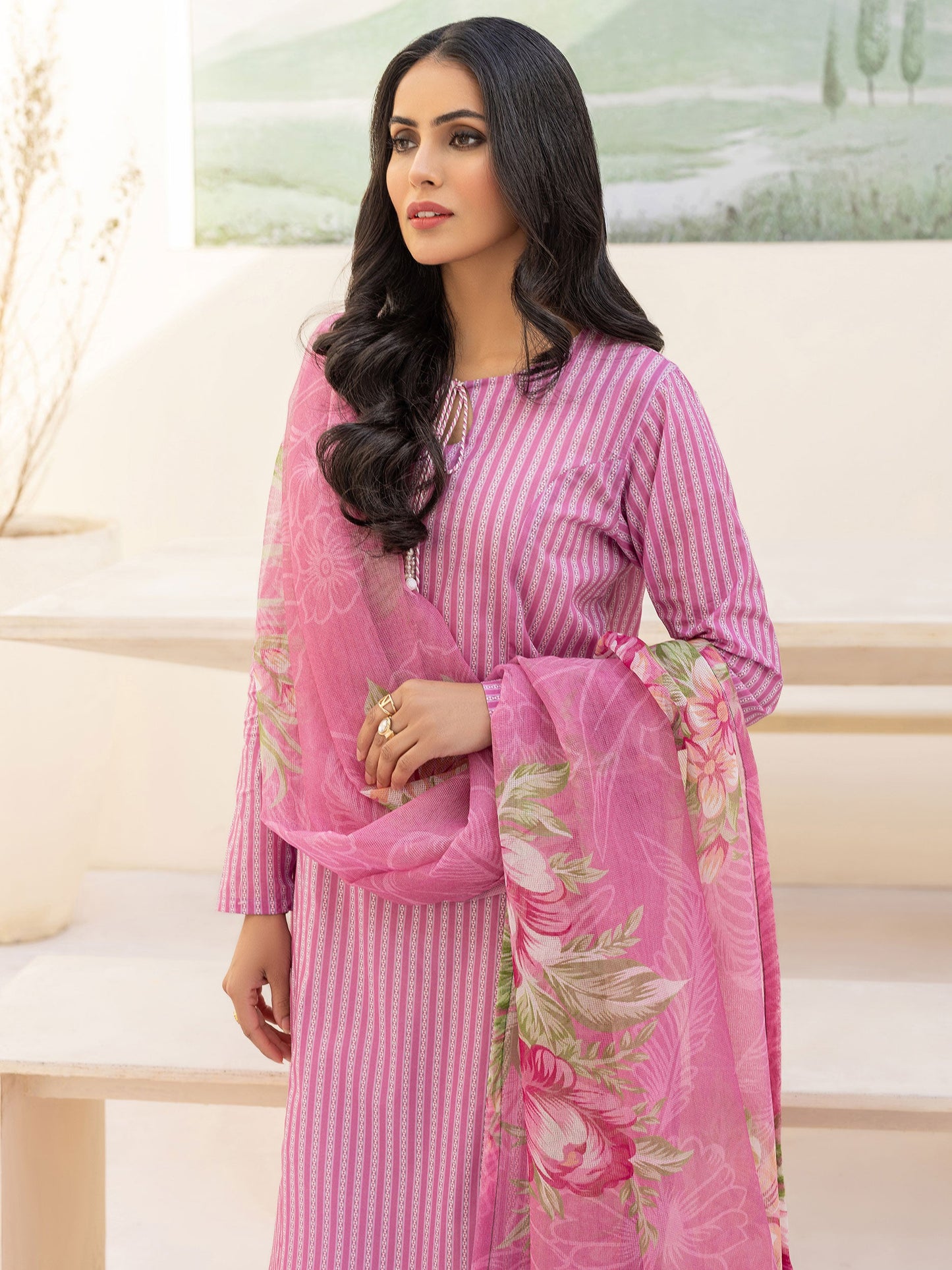 2 Piece Lawn Suit-Printed (Pret)