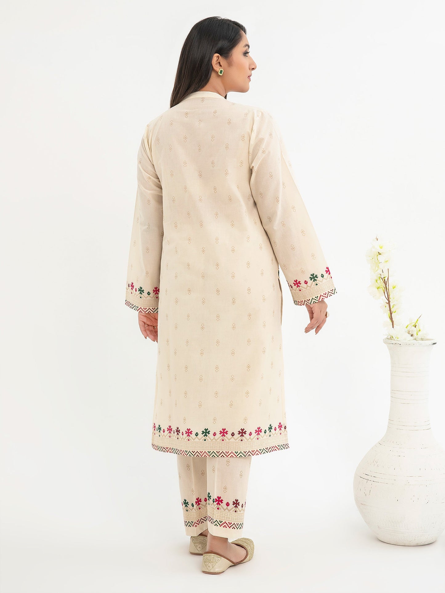 2 Piece Lawn Suit-Embroidered(Pret)