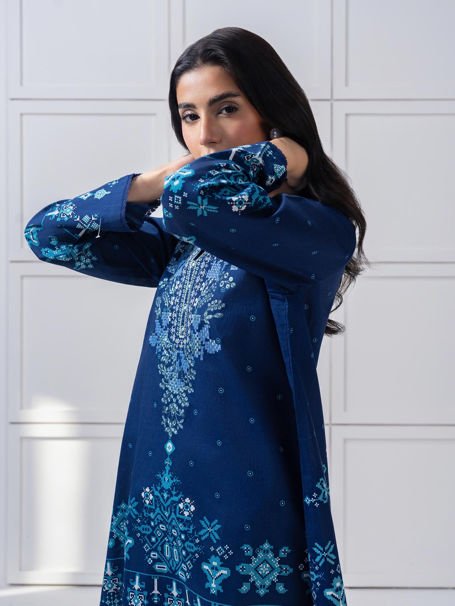 Lawn Kurti-Embroidered (Pret)