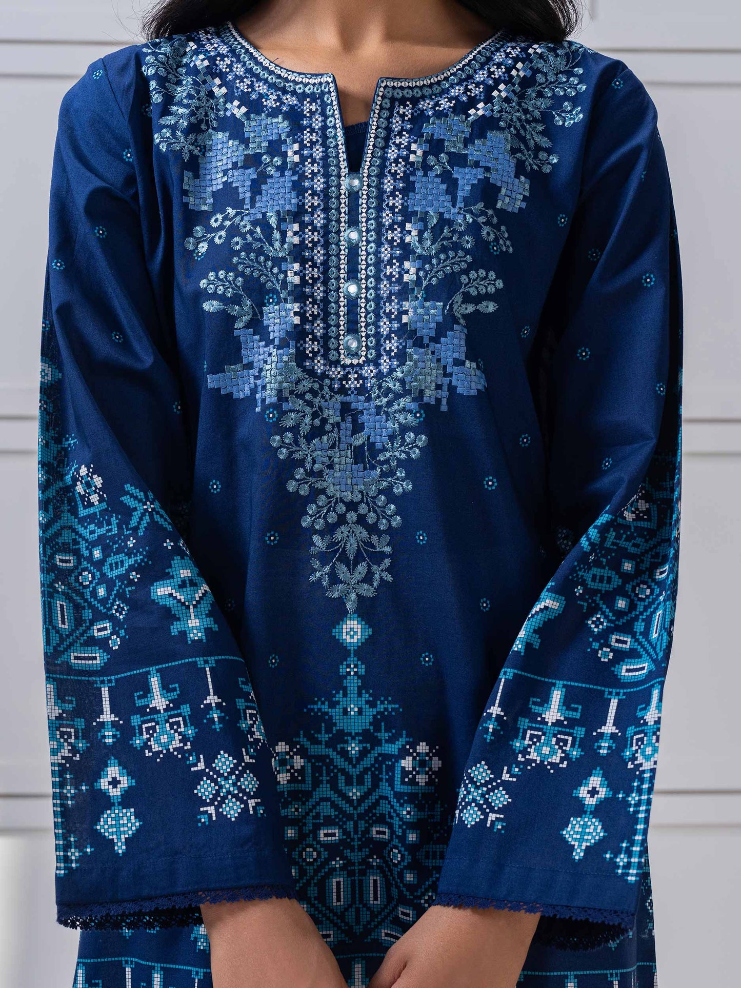 Lawn Kurti-Embroidered (Pret)