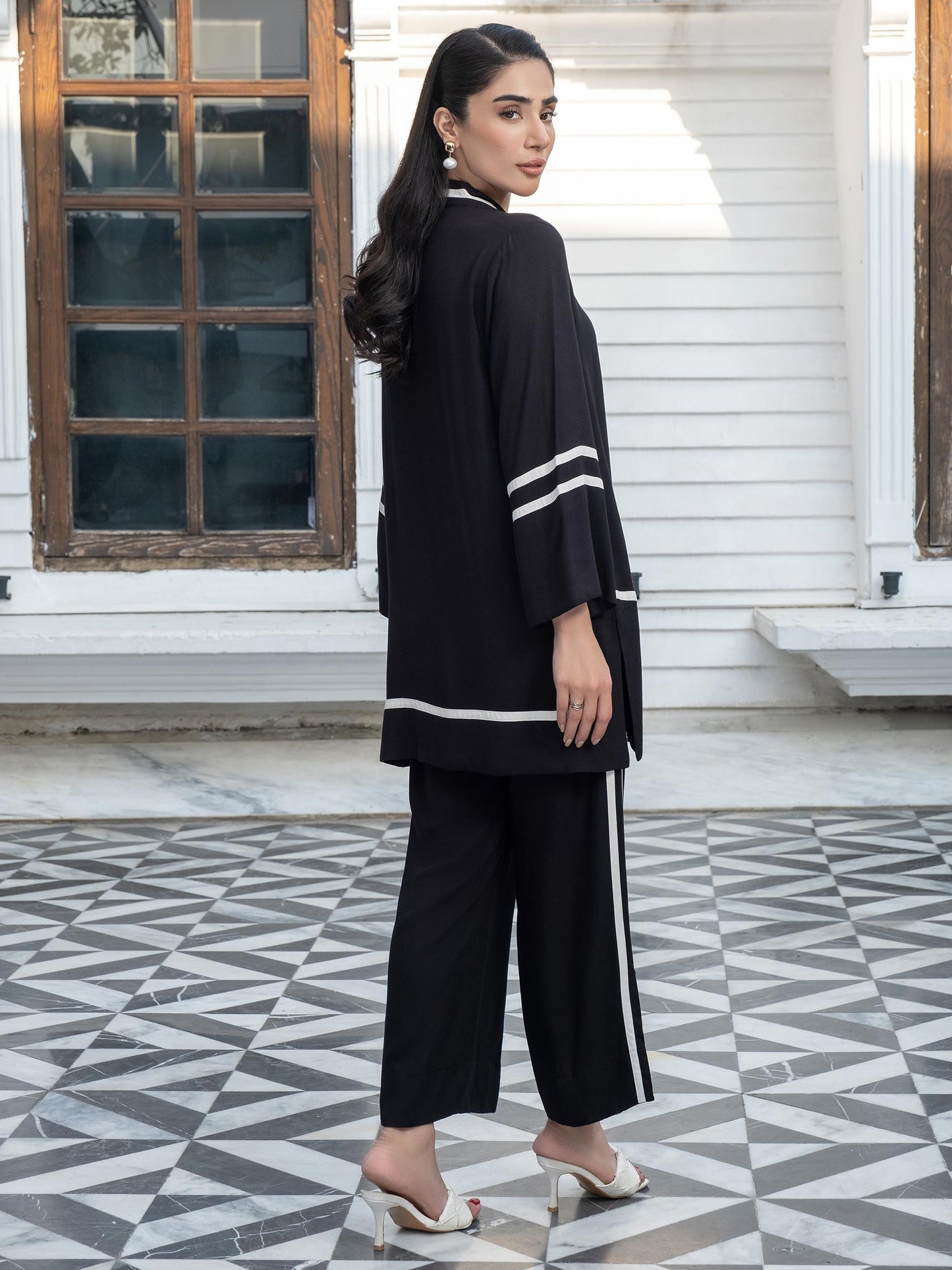 Dyed Color Block Marina Co-Ord Set