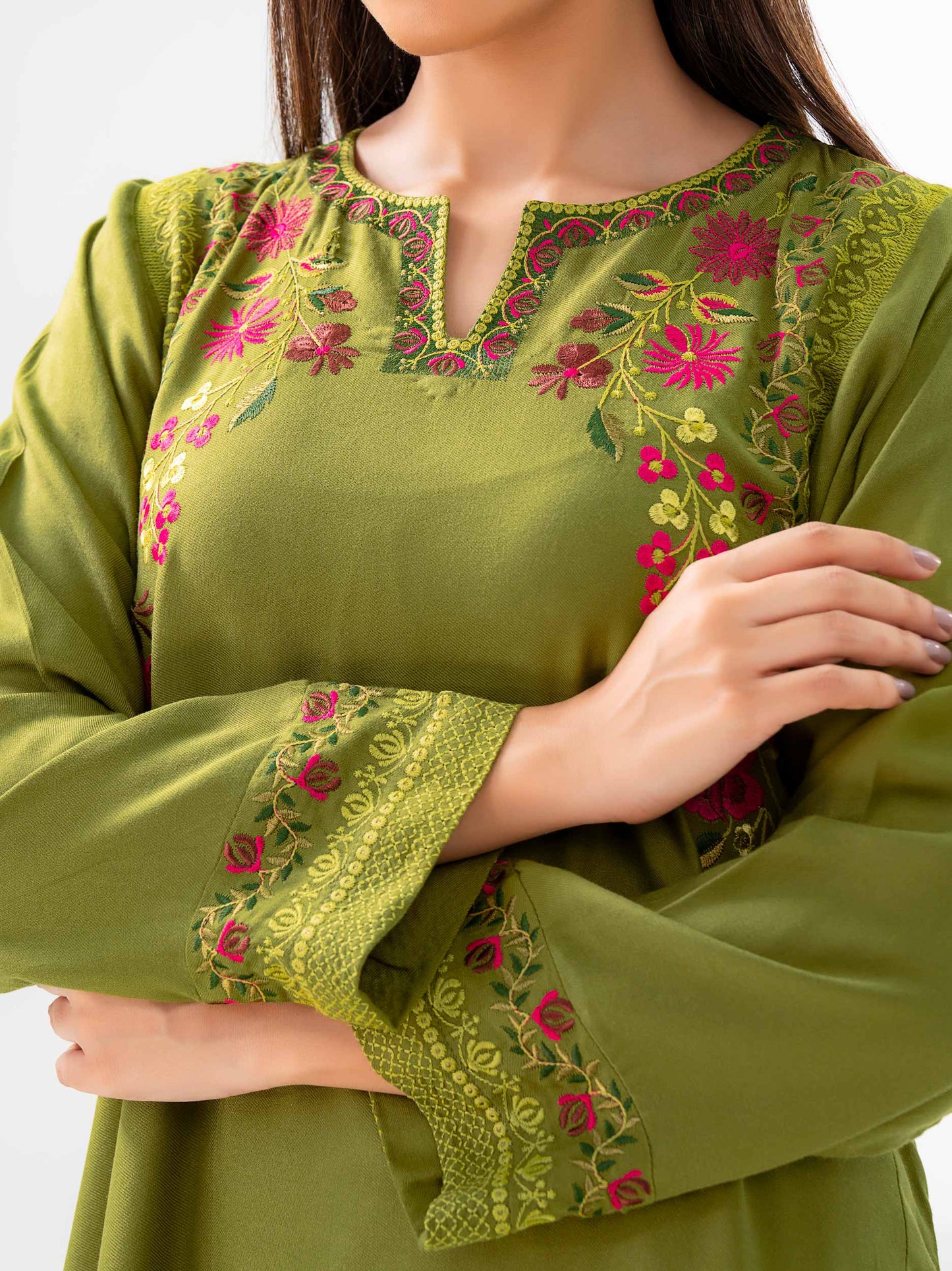 2 Piece Marina Suit-Embroidered (Pret)