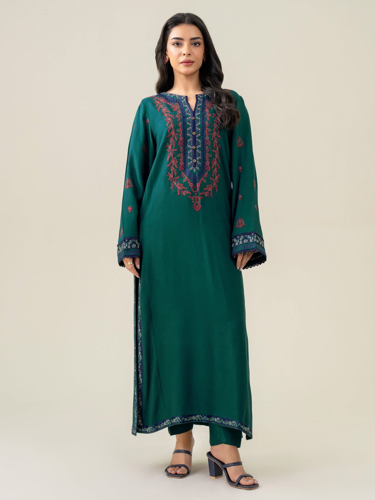 2 Piece Marina Suit-Embroidered (Pret)