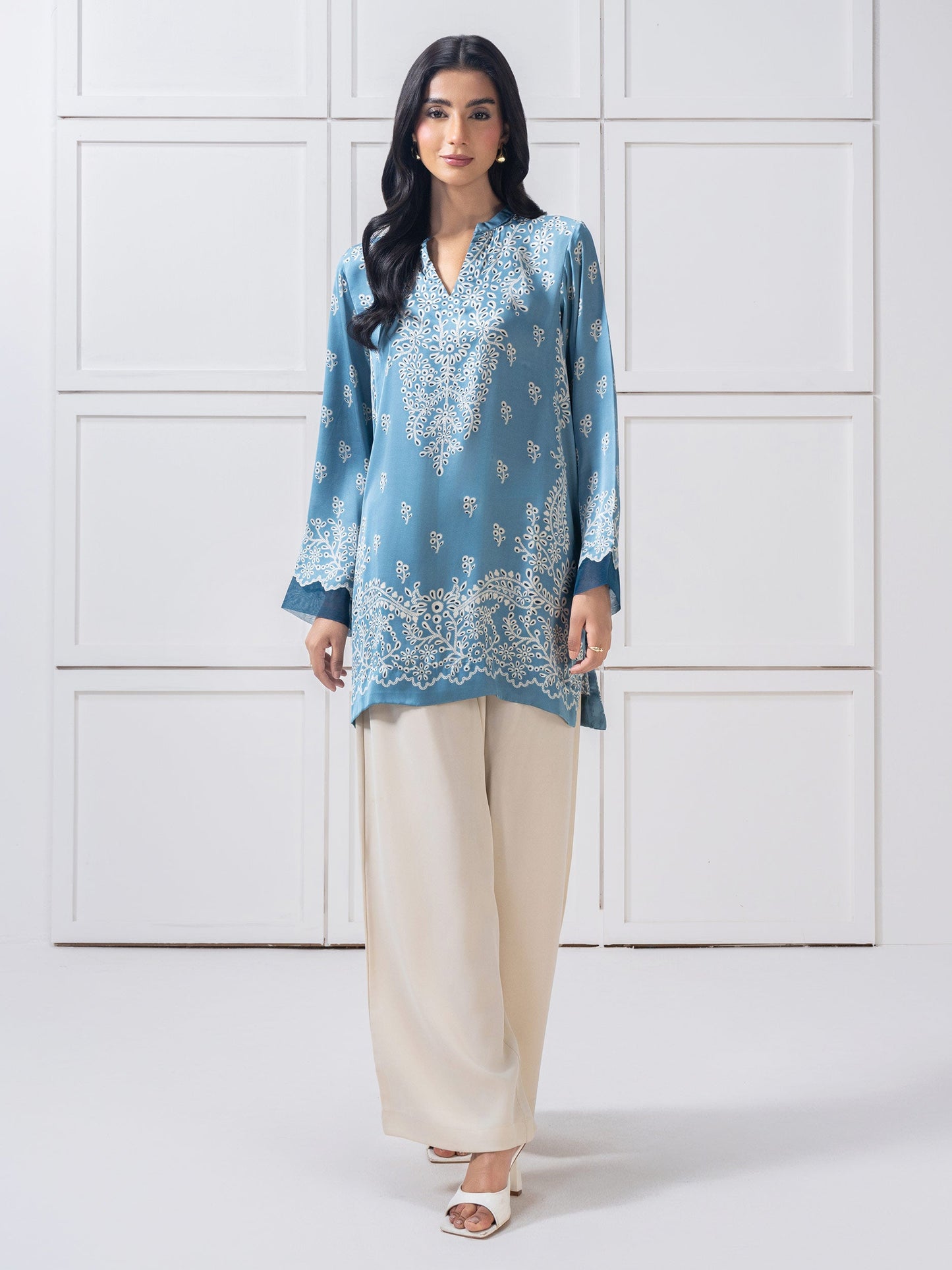 Silk Top-Printed (Pret)