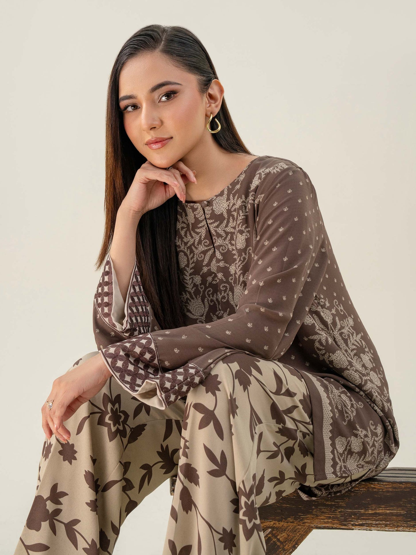 Grip Co-ord Set-Printed (Pret)