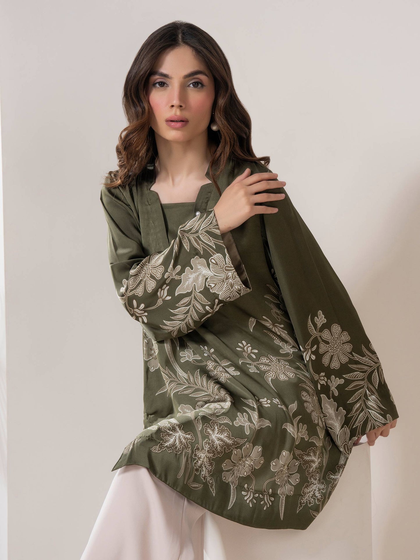 Printed Silk Top (Pret)