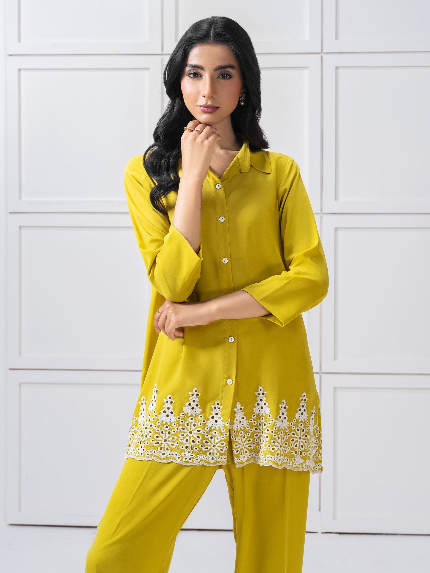 Grip Co-Ord Set-Embroidered (Pret)
