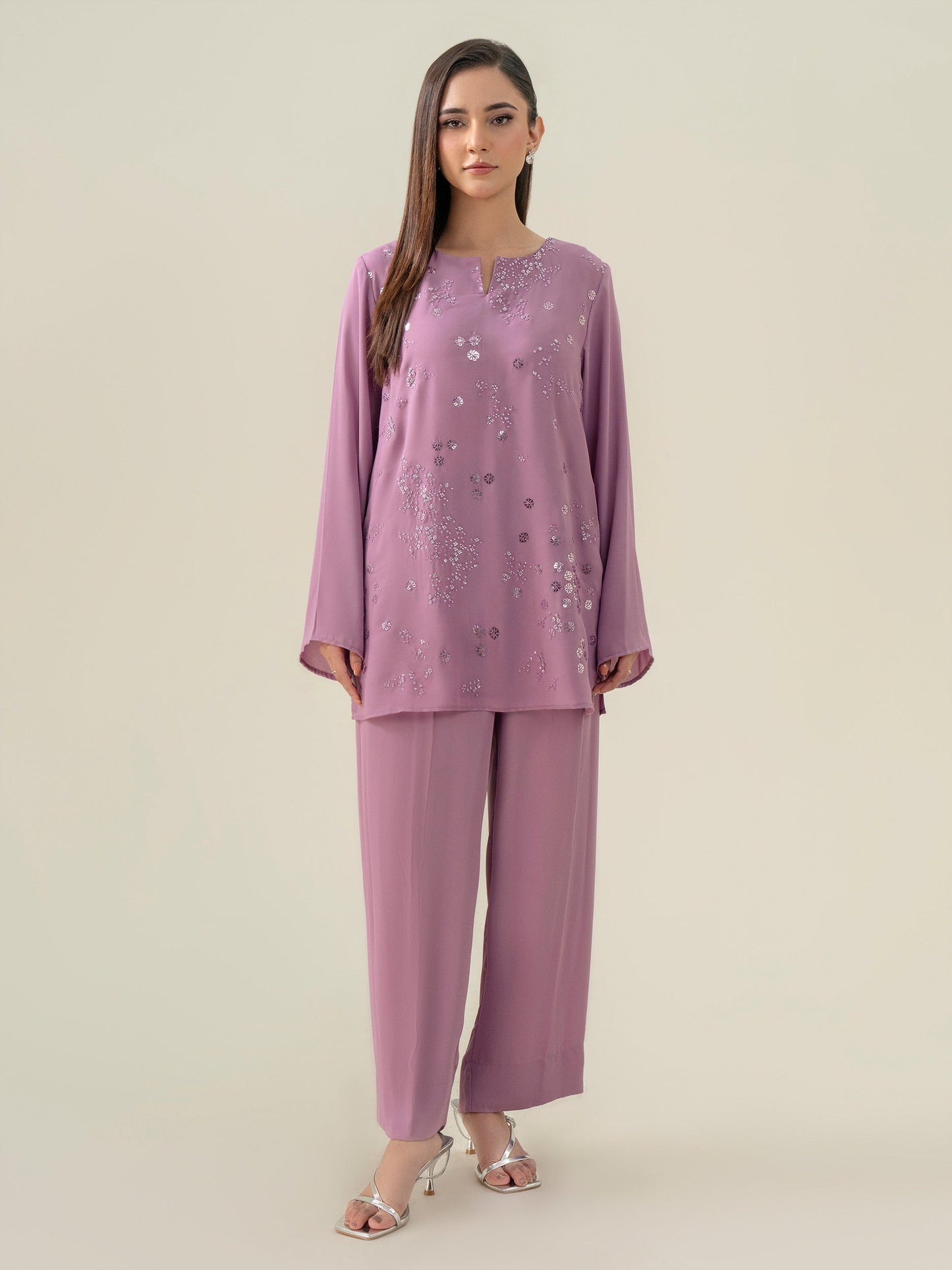 Grip Co-Ord Set-Embroidered (Pret)