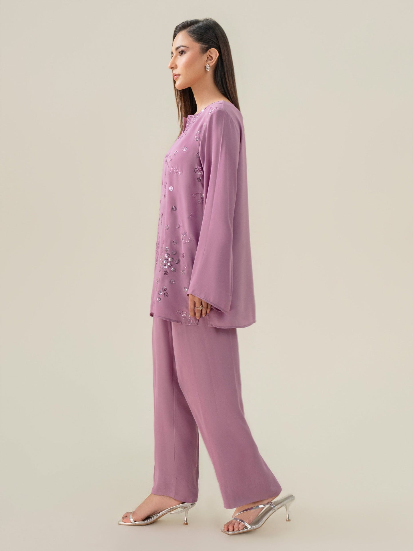 Grip Co-Ord Set-Embroidered (Pret)