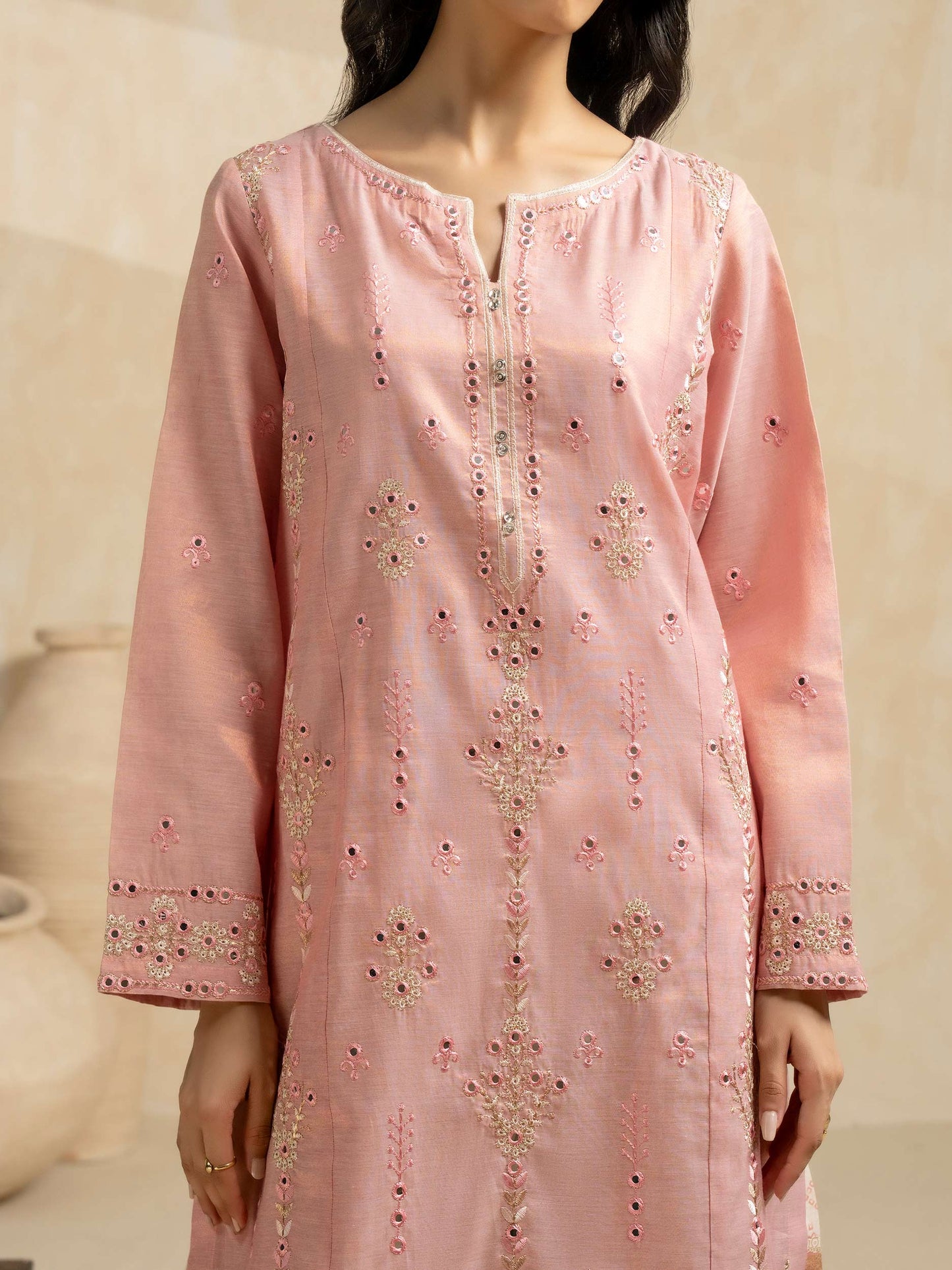 2 Piece Lawn Suit-Embroidered (Pret)