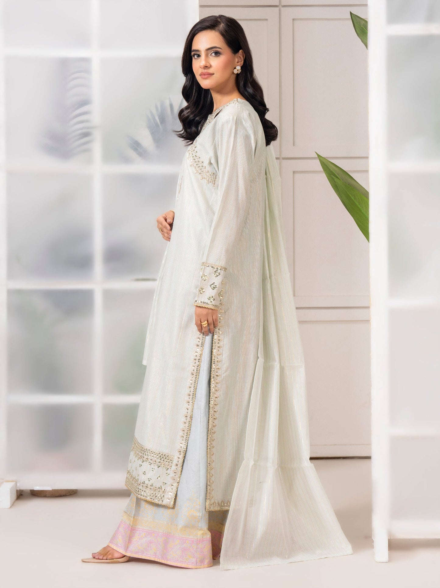 3 Piece Missouri Suit-Embroidered (Pret)