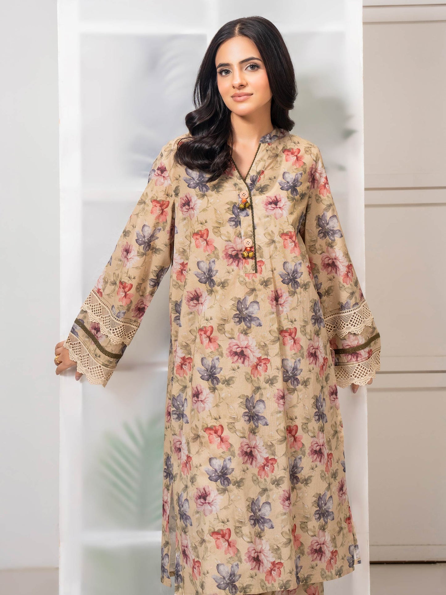 2 Piece Lawn Suit-Printed (Pret)