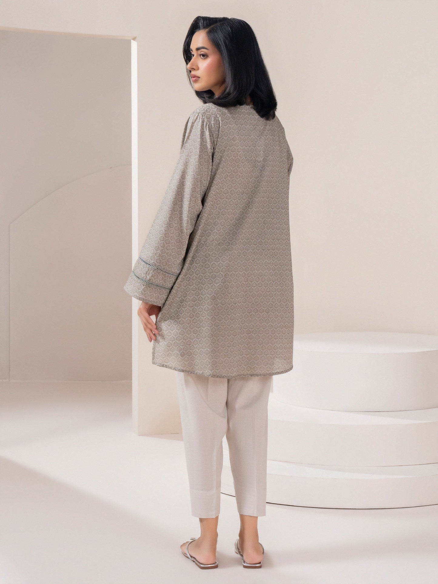 Jacquard Top-Printed (Pret)