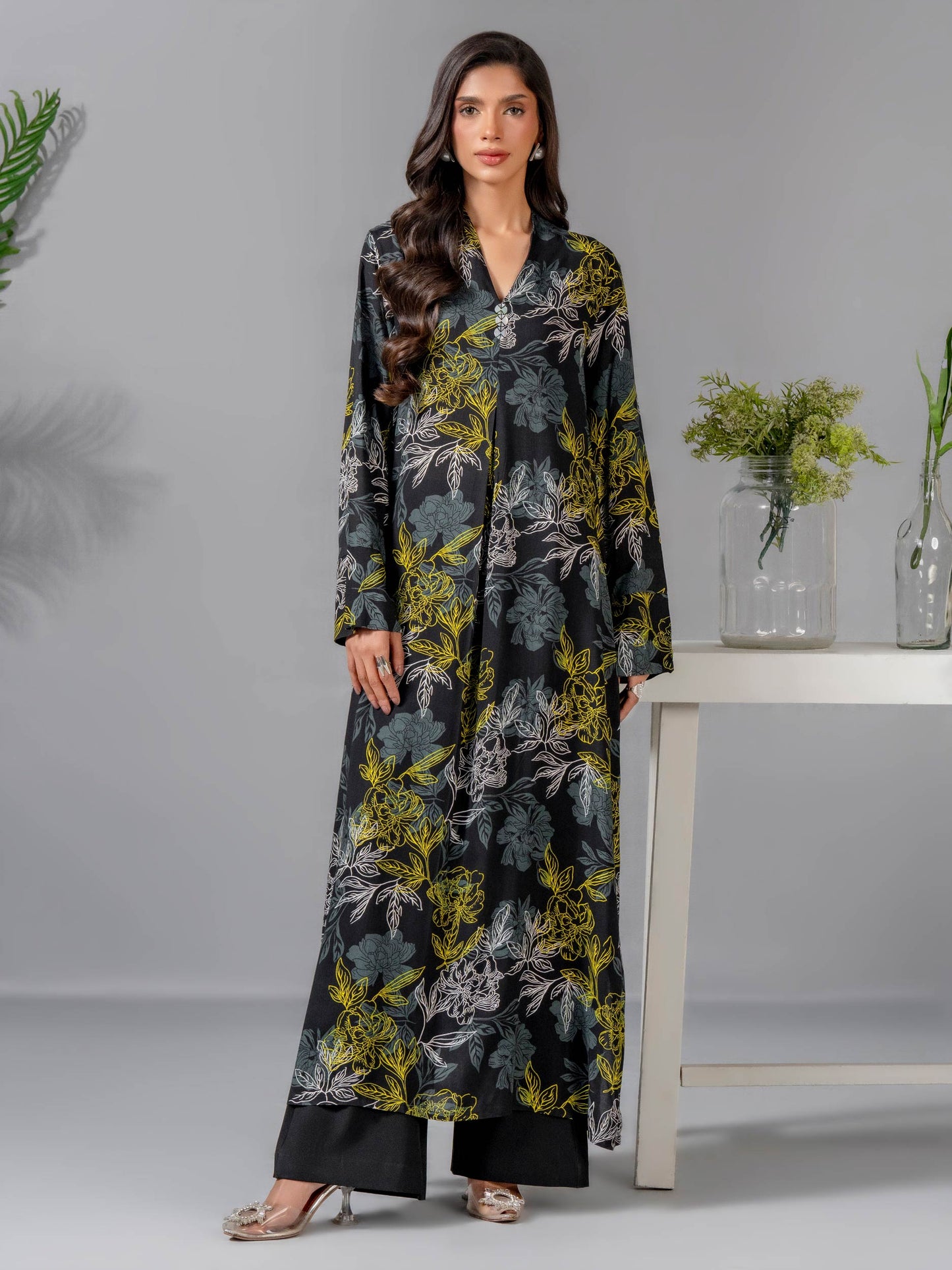 Lawn Shirt-Printed (Pret)