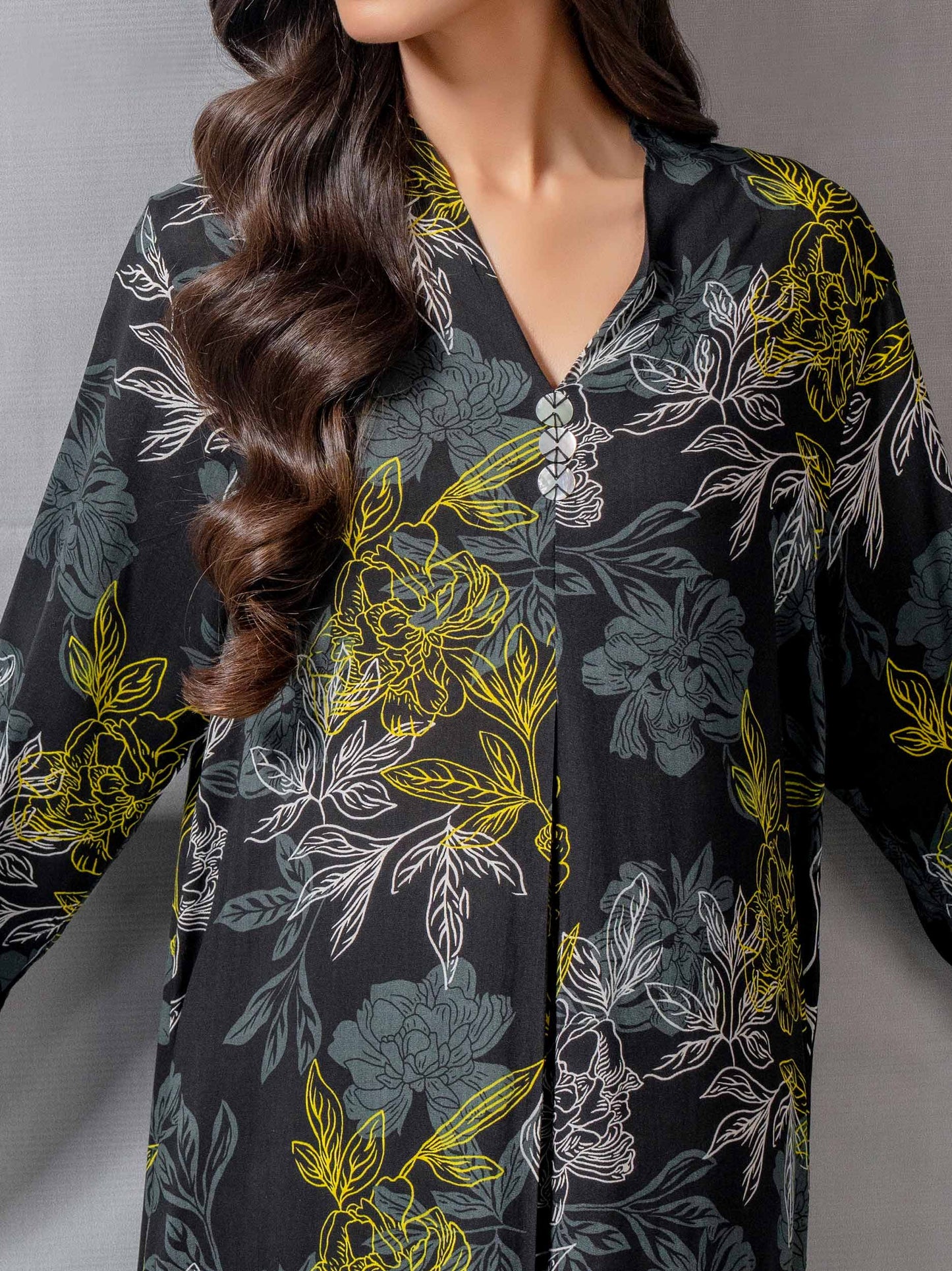 Lawn Shirt-Printed (Pret)
