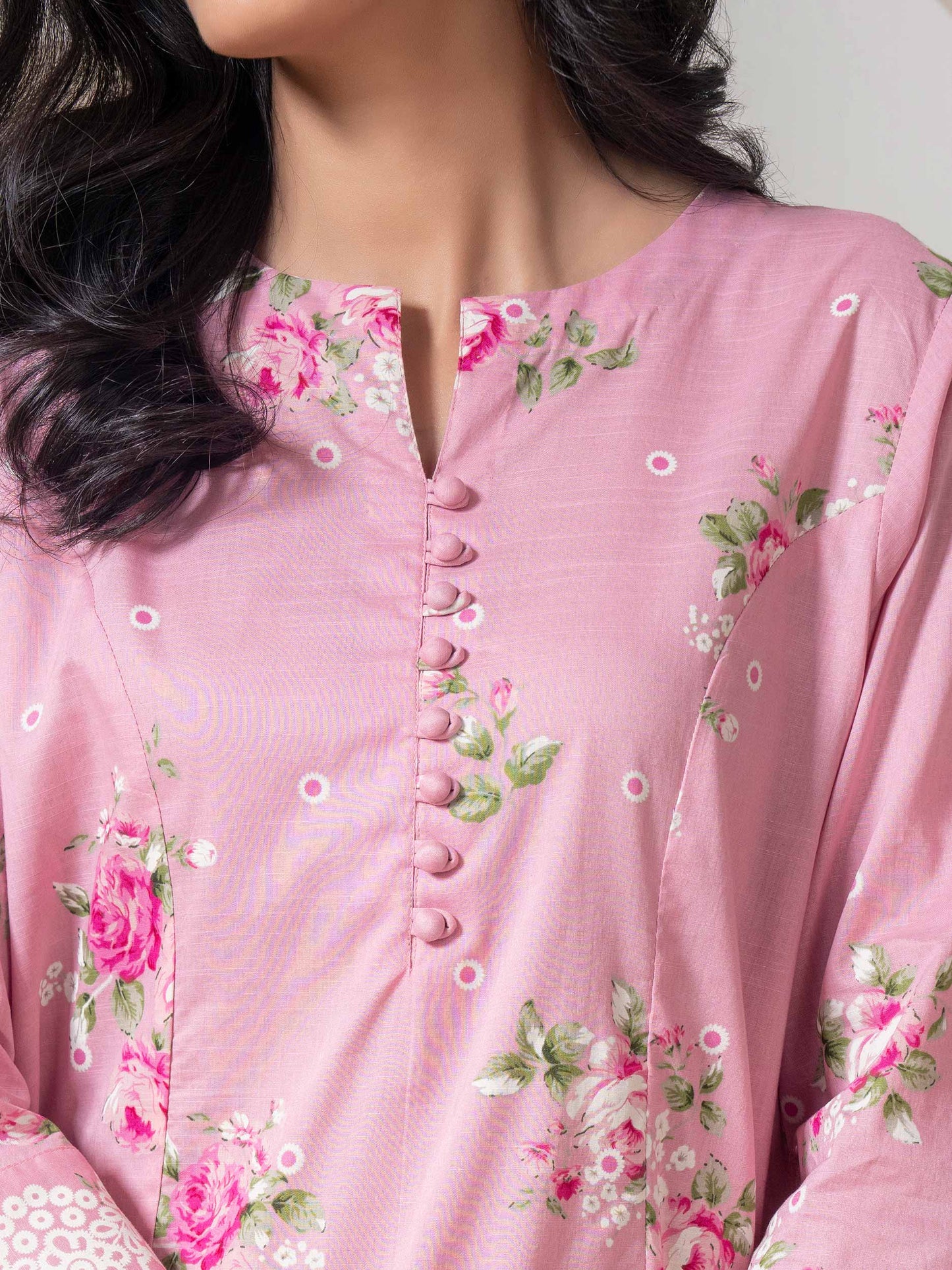 2 Piece Lawn Suit-Paste-Print (Pret)