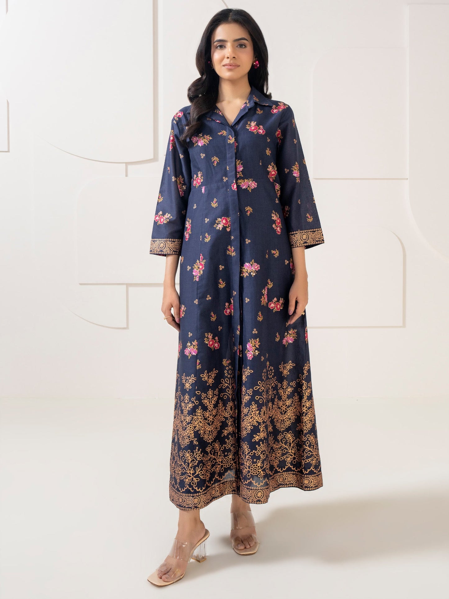 Lawn Frock-Paste Print (Pret)