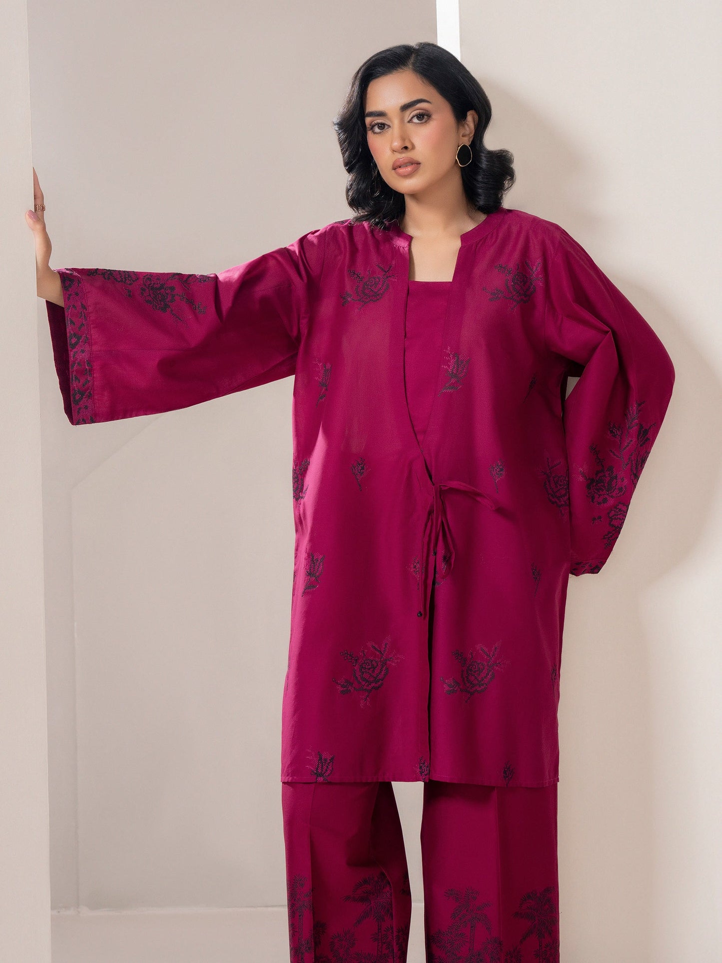 2 Piece Lawn Suit-Embroidered (Pret)