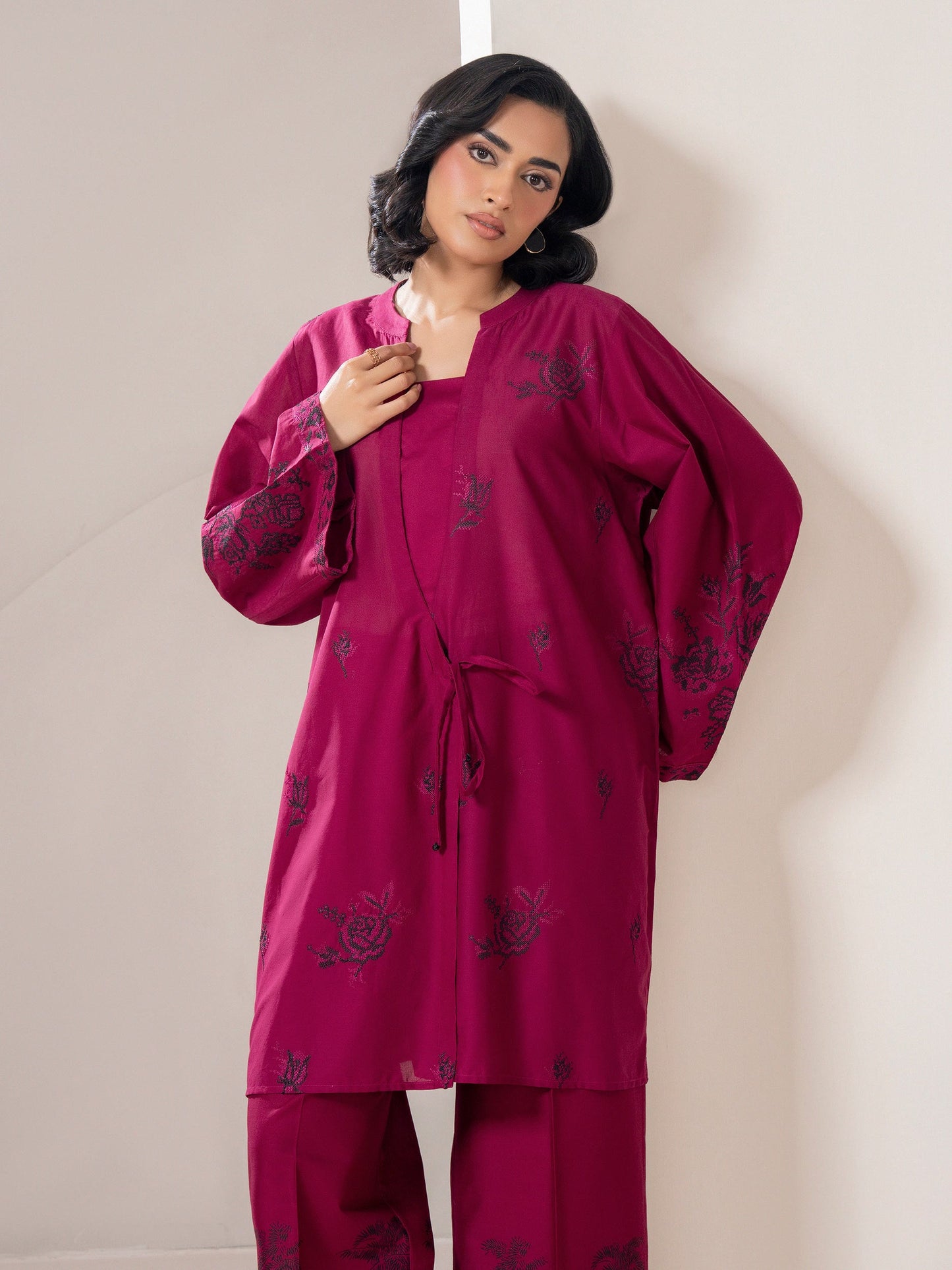 2 Piece Lawn Suit-Embroidered (Pret)
