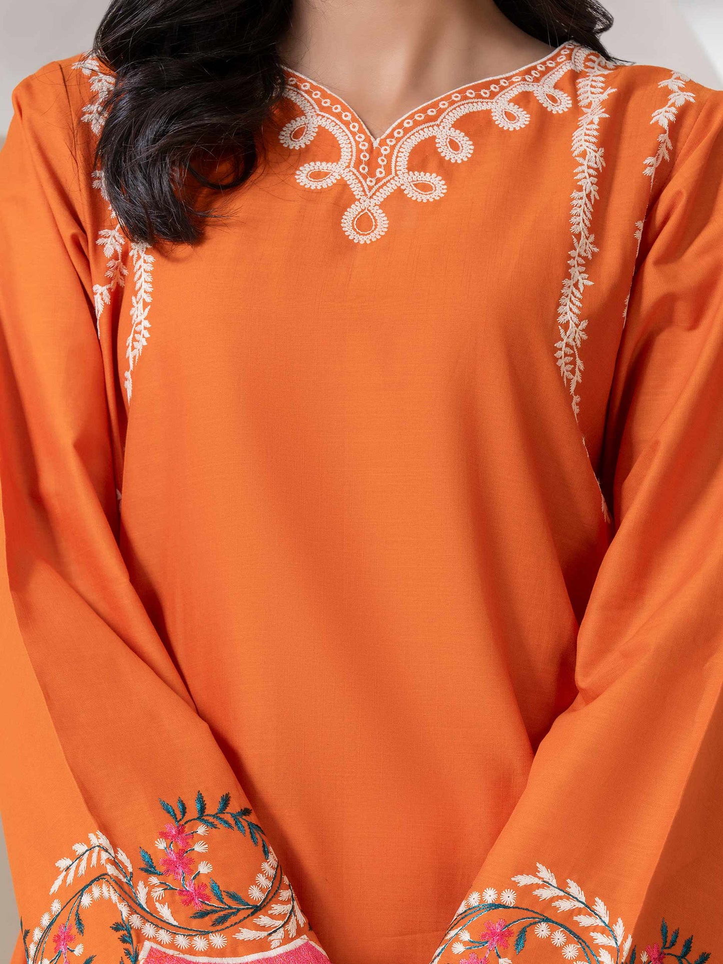 Lawn Shirt-Embroidered (Pret)