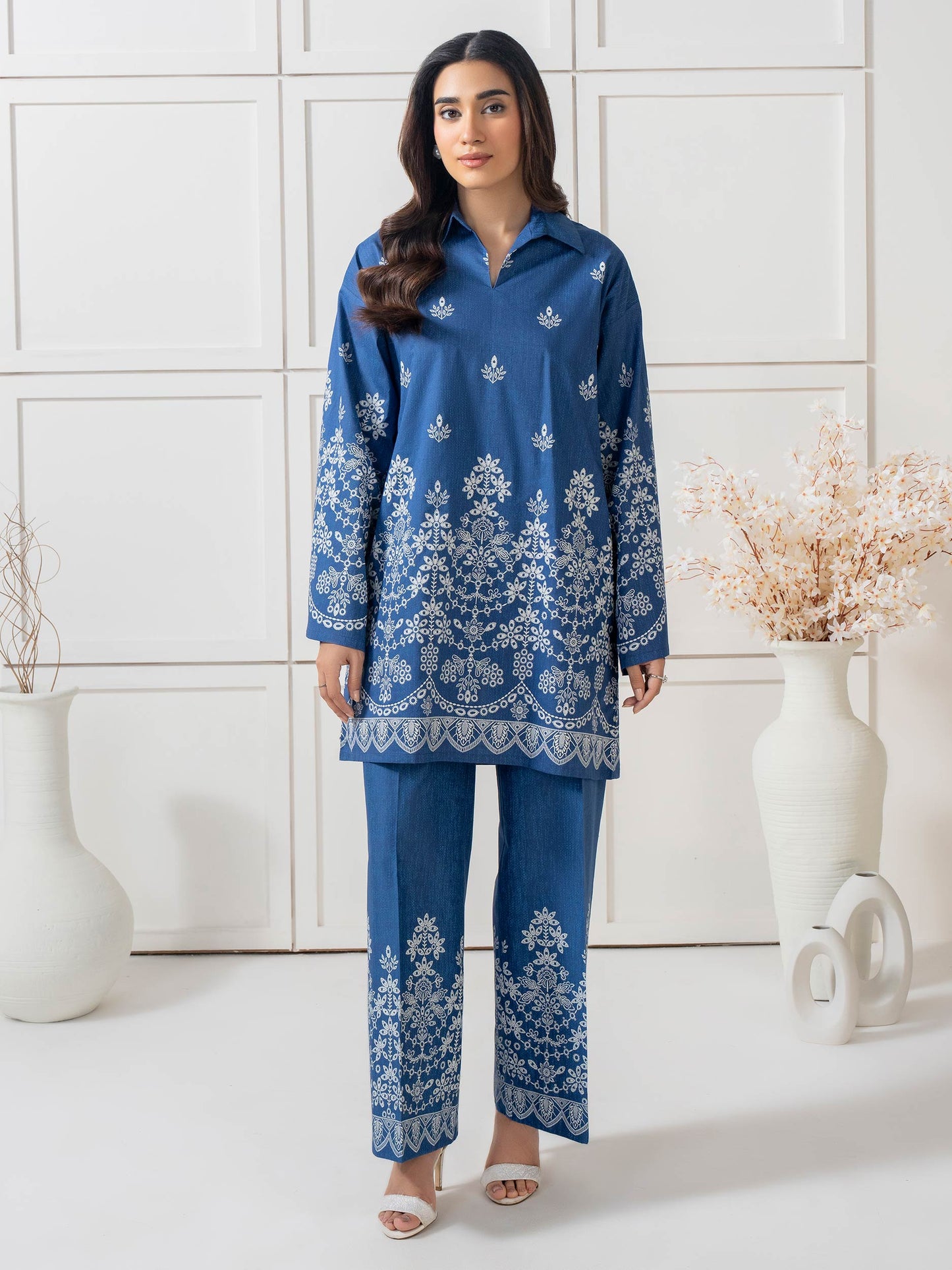 Lawn Co-ord Set-Printed (Pret)