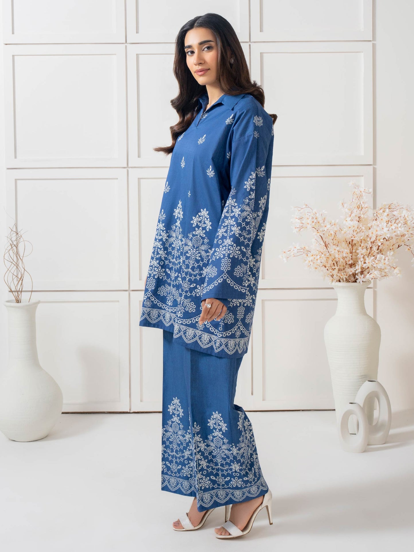 Lawn Co-ord Set-Printed (Pret)