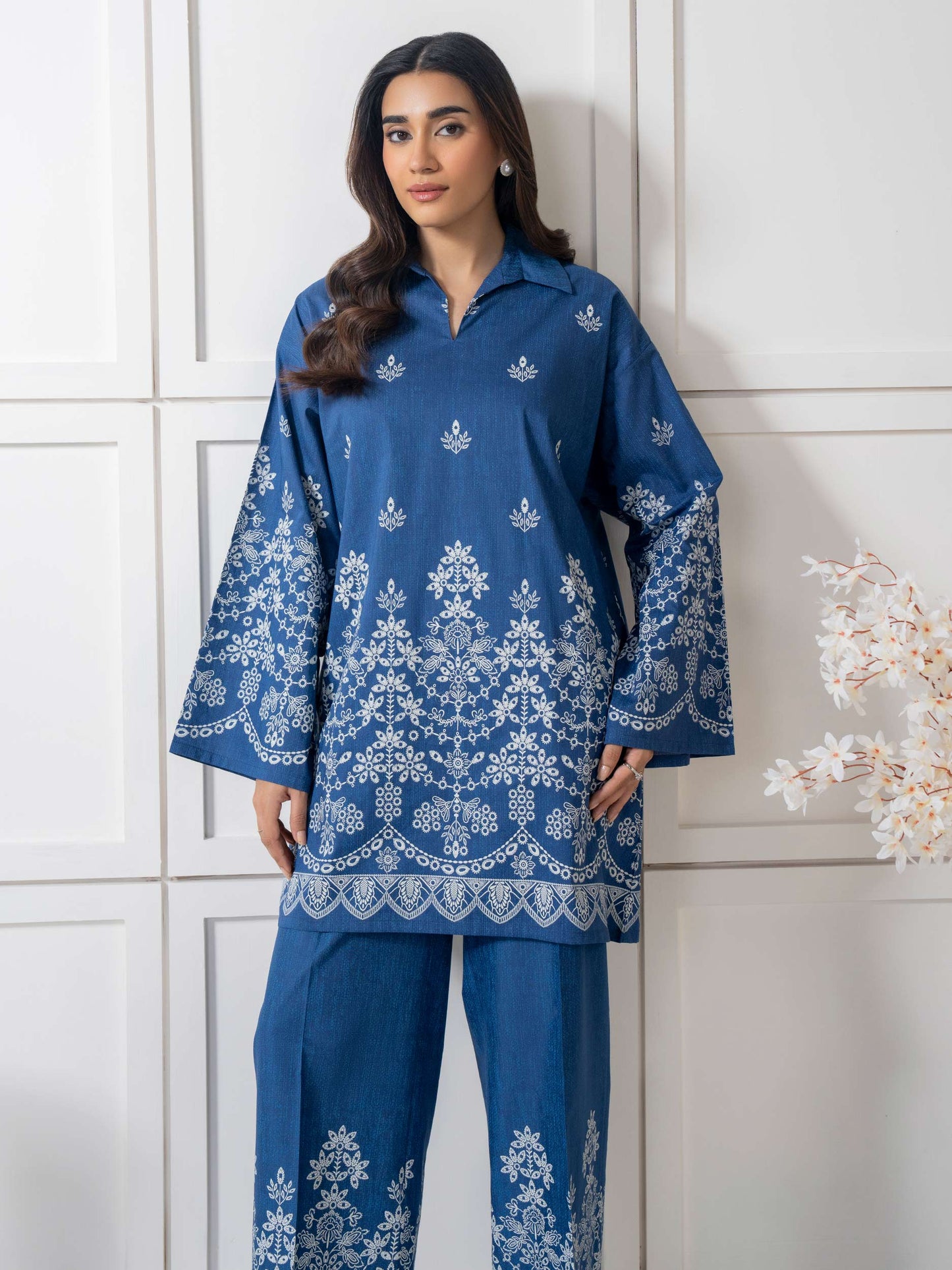 Lawn Co-ord Set-Printed (Pret)