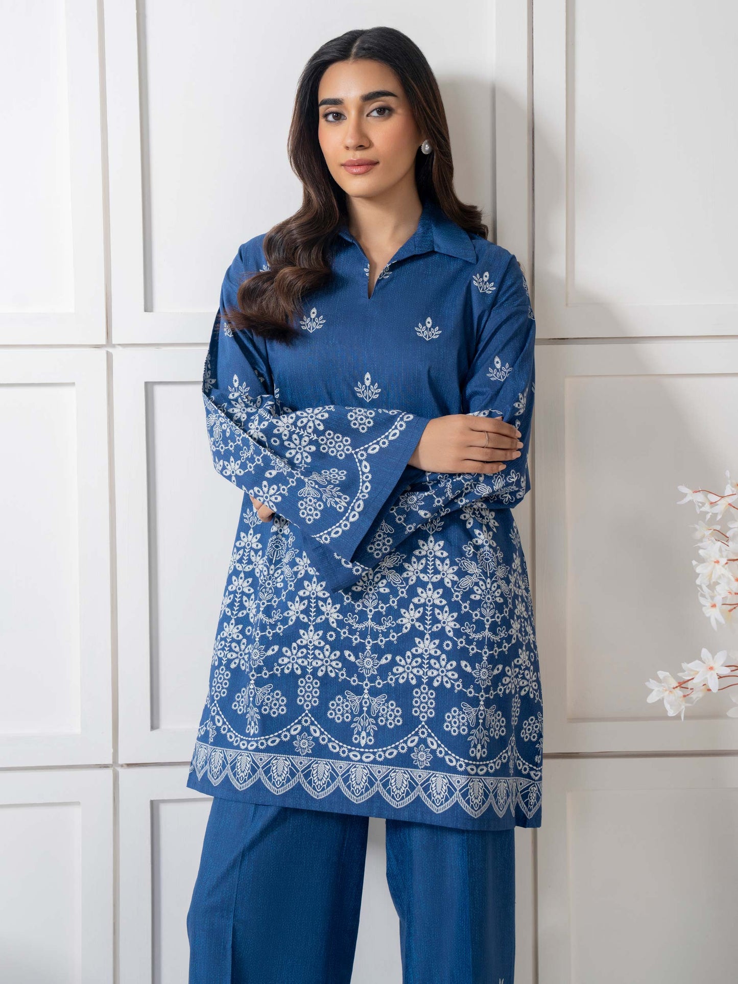 Lawn Co-ord Set-Printed (Pret)
