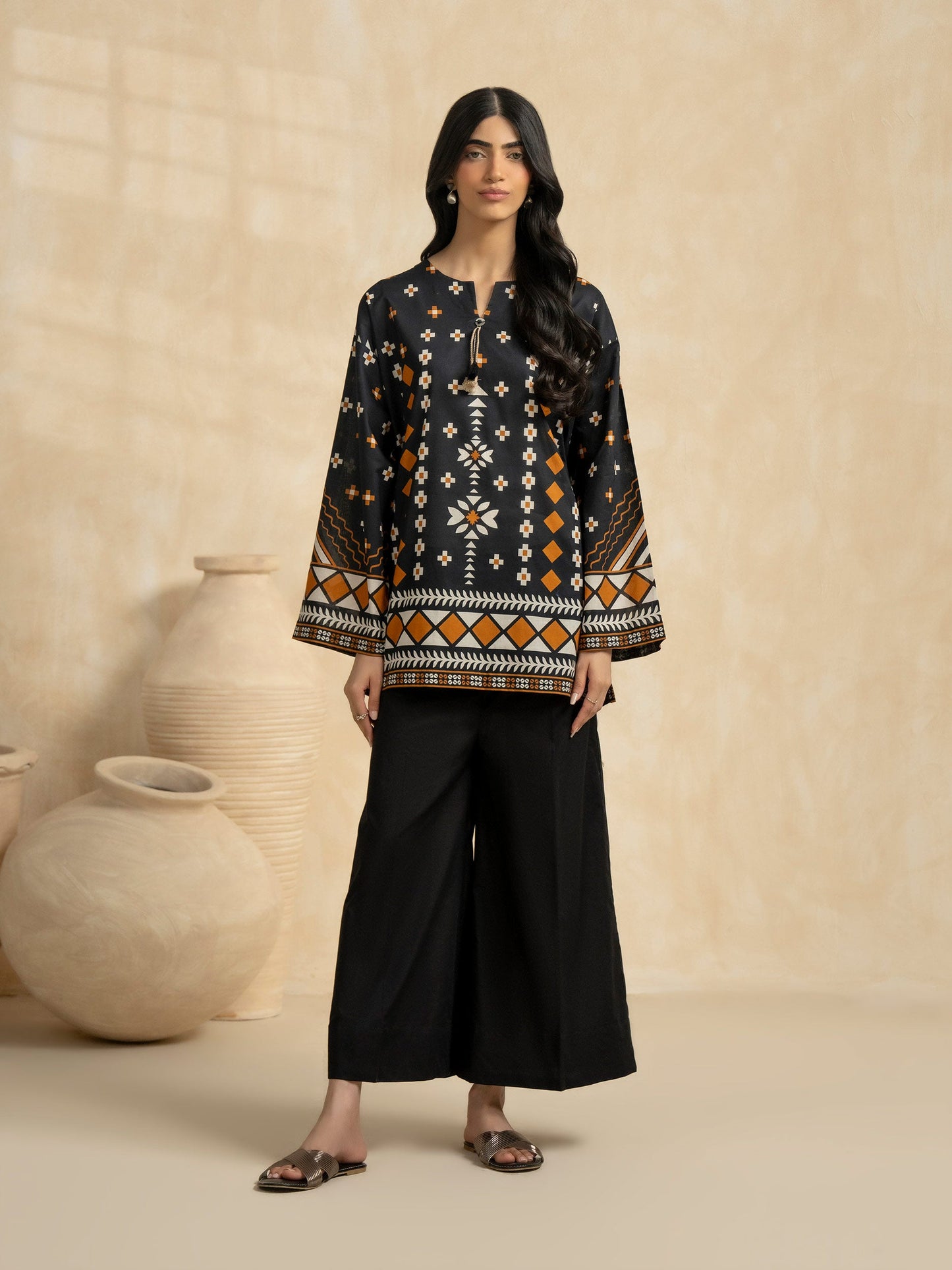 Lawn Top-Printed (Pret)