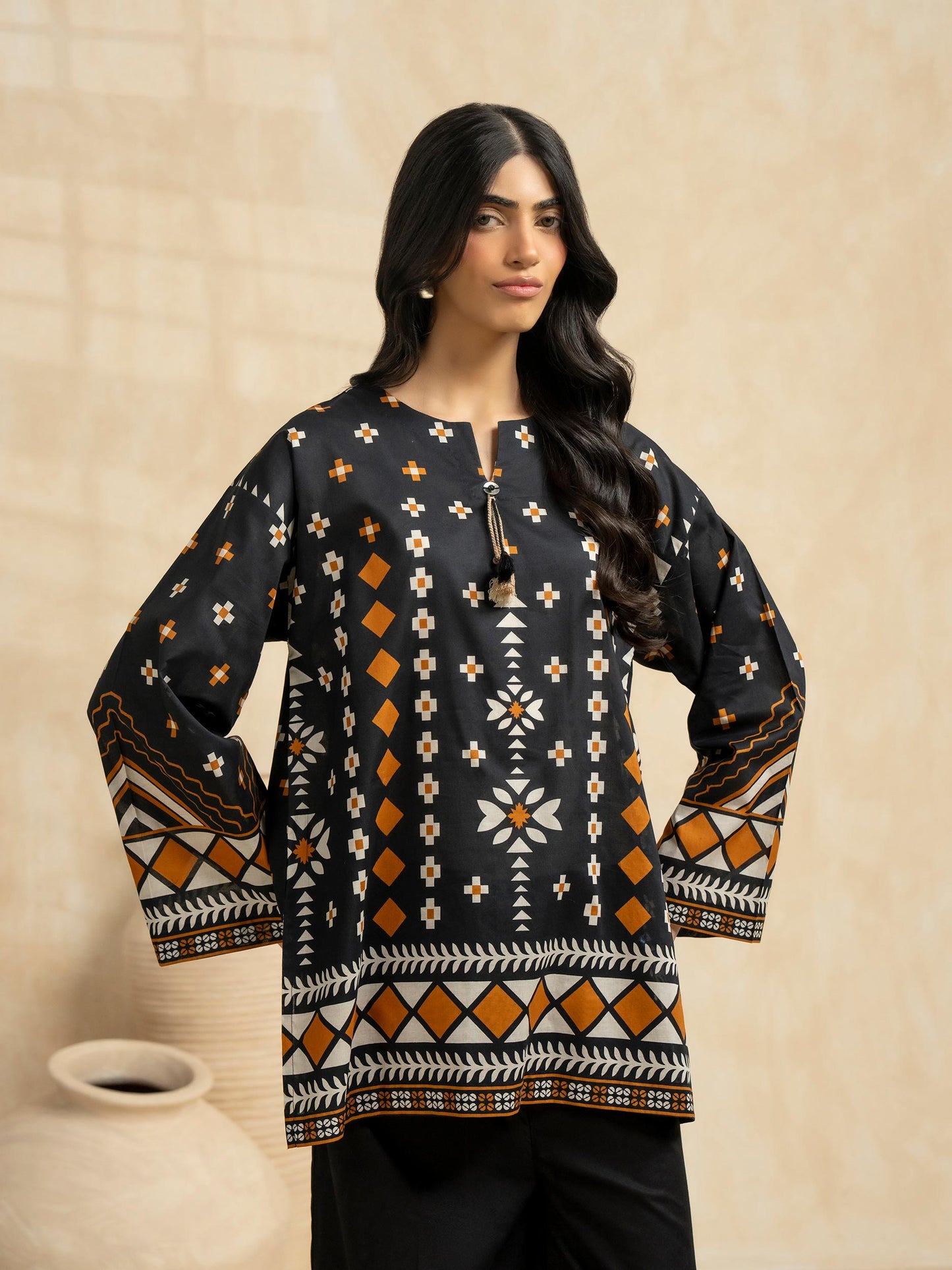 Lawn Top-Printed (Pret)