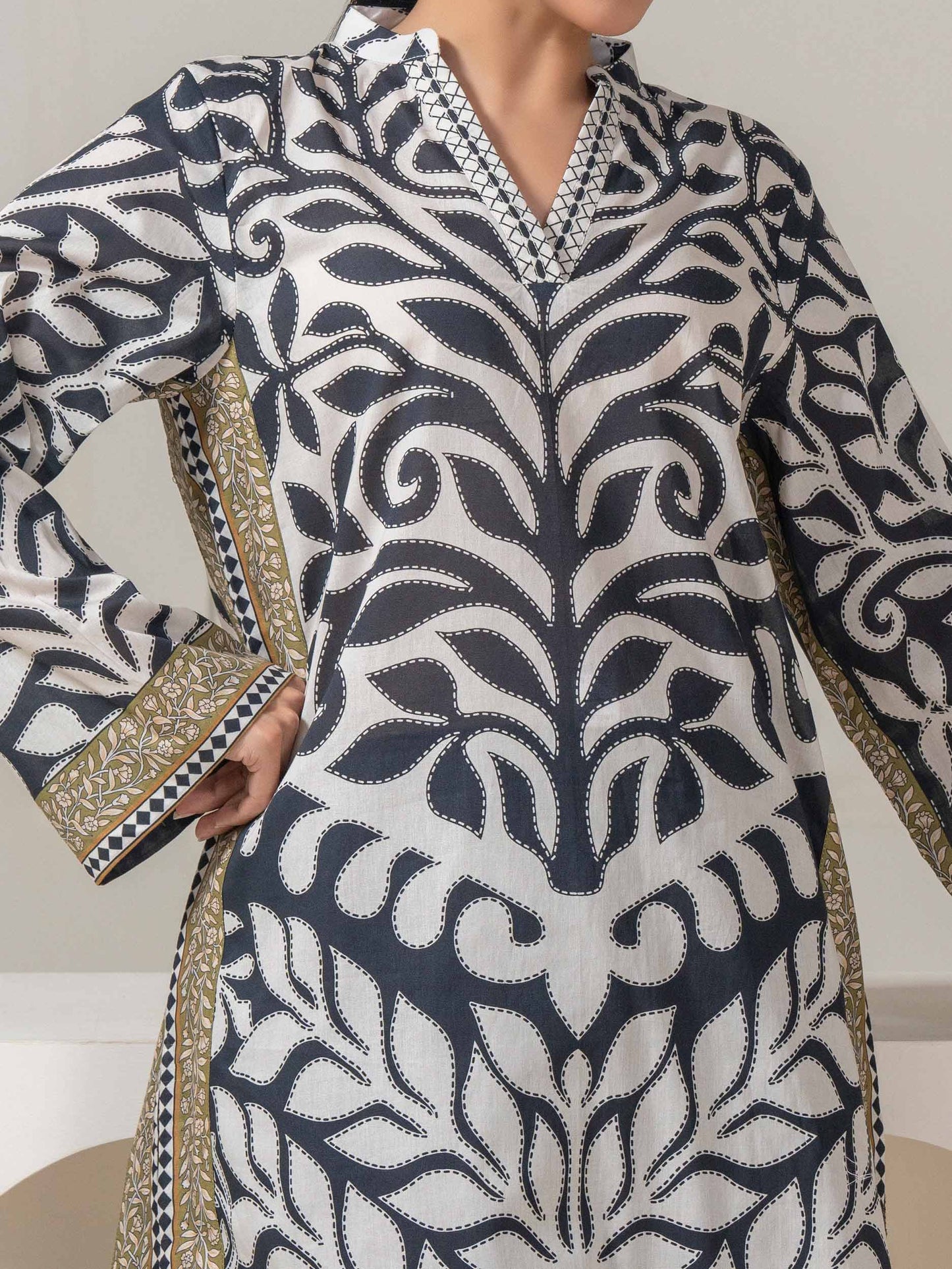 Lawn Top-Printed (Pret)