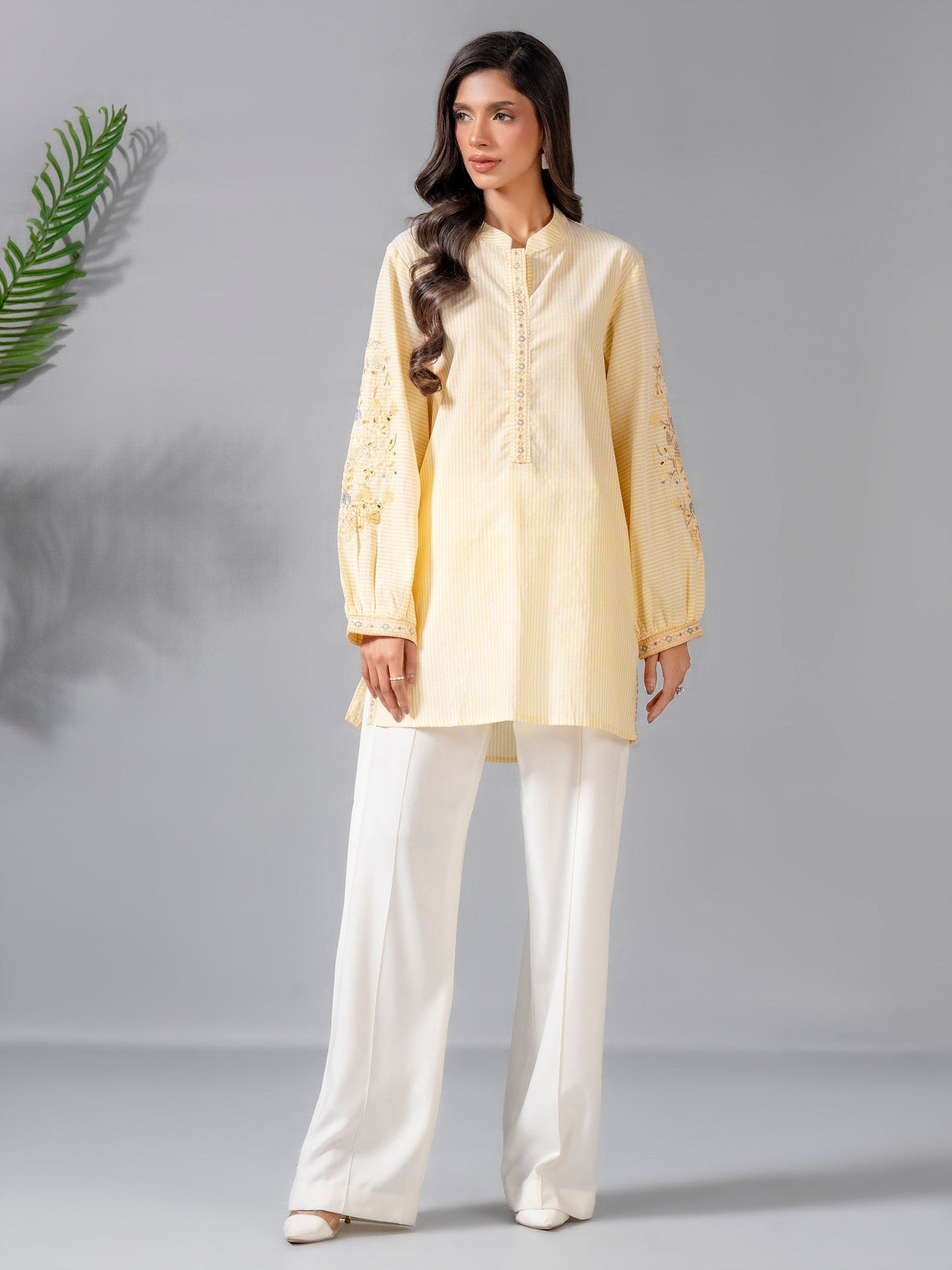 Yarn Dyed Top-Embroidered (Pret)