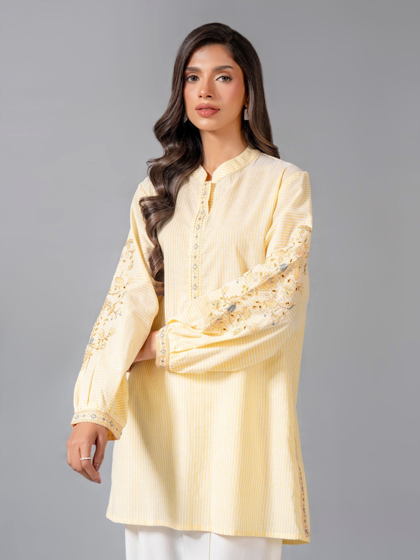 Yarn Dyed Top-Embroidered (Pret)
