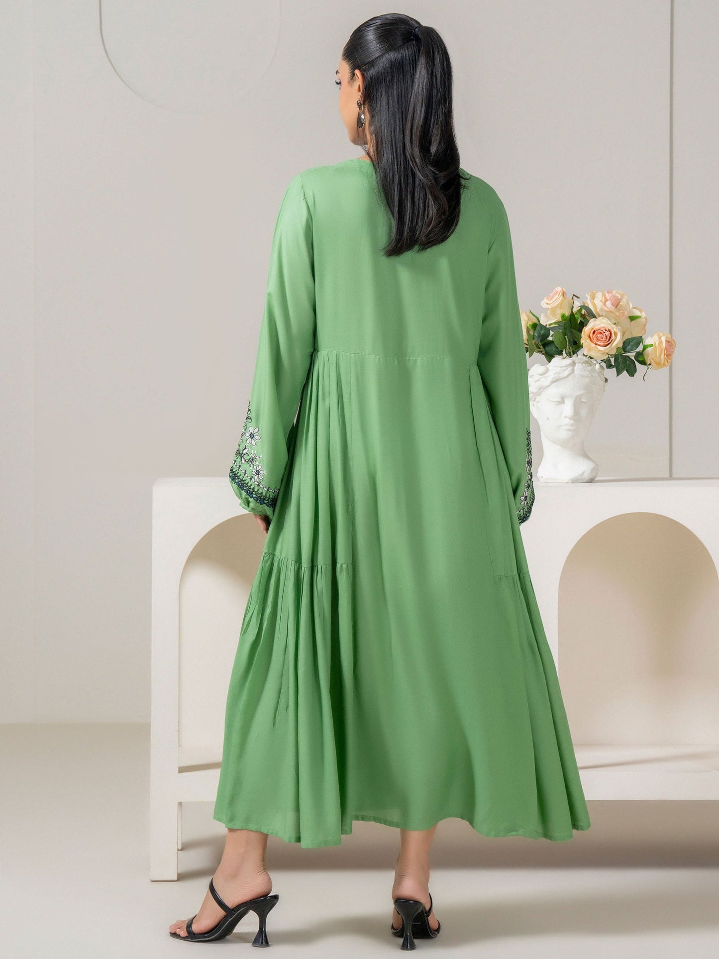 Lawn Frock-Embroidered (Pret)
