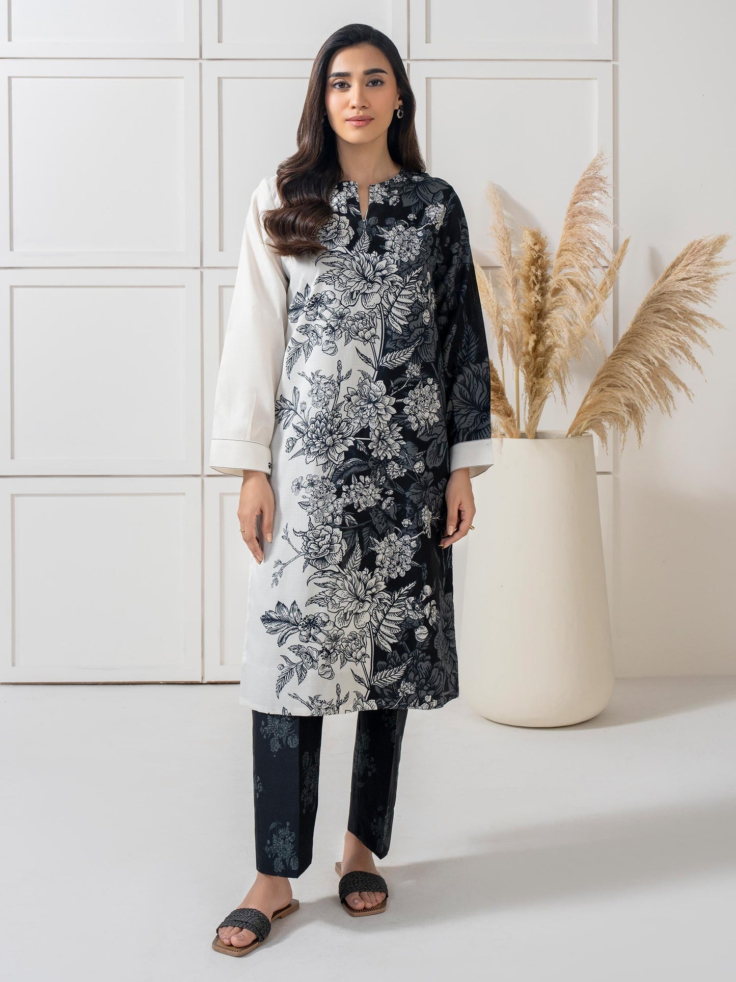 2 Piece Dobby Suit-Printed (Pret)