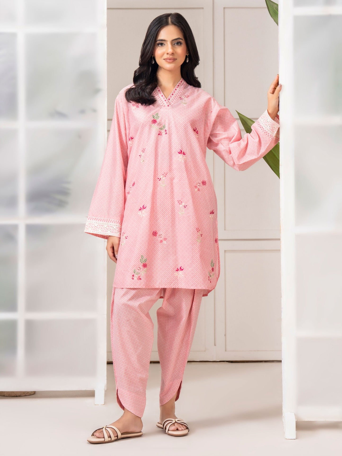 2 Piece Lawn Suit-Embroidered (Pret)