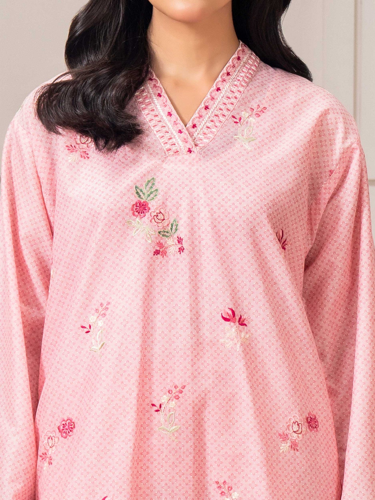 2 Piece Lawn Suit-Embroidered (Pret)