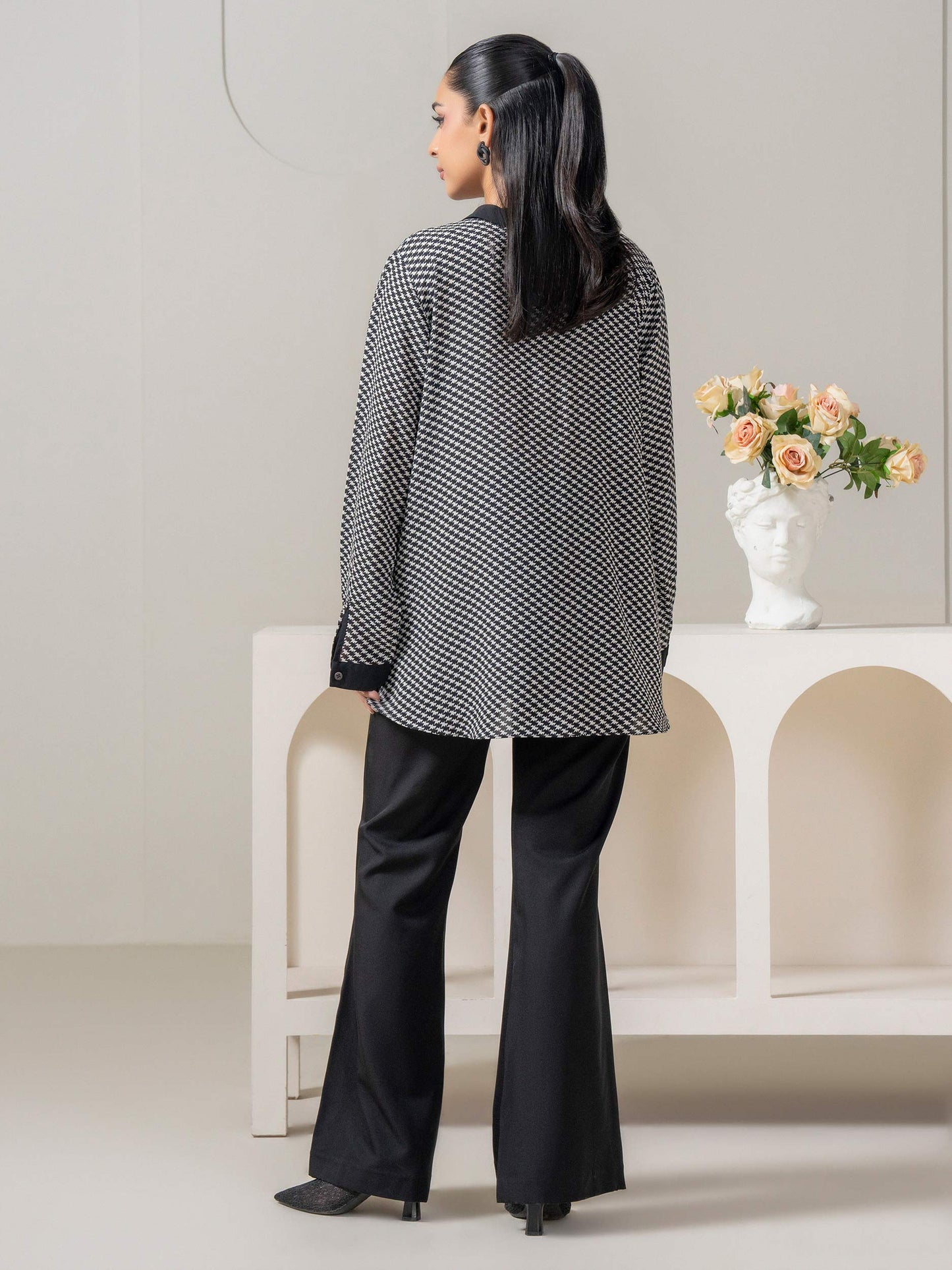 Printed Chiffon Top