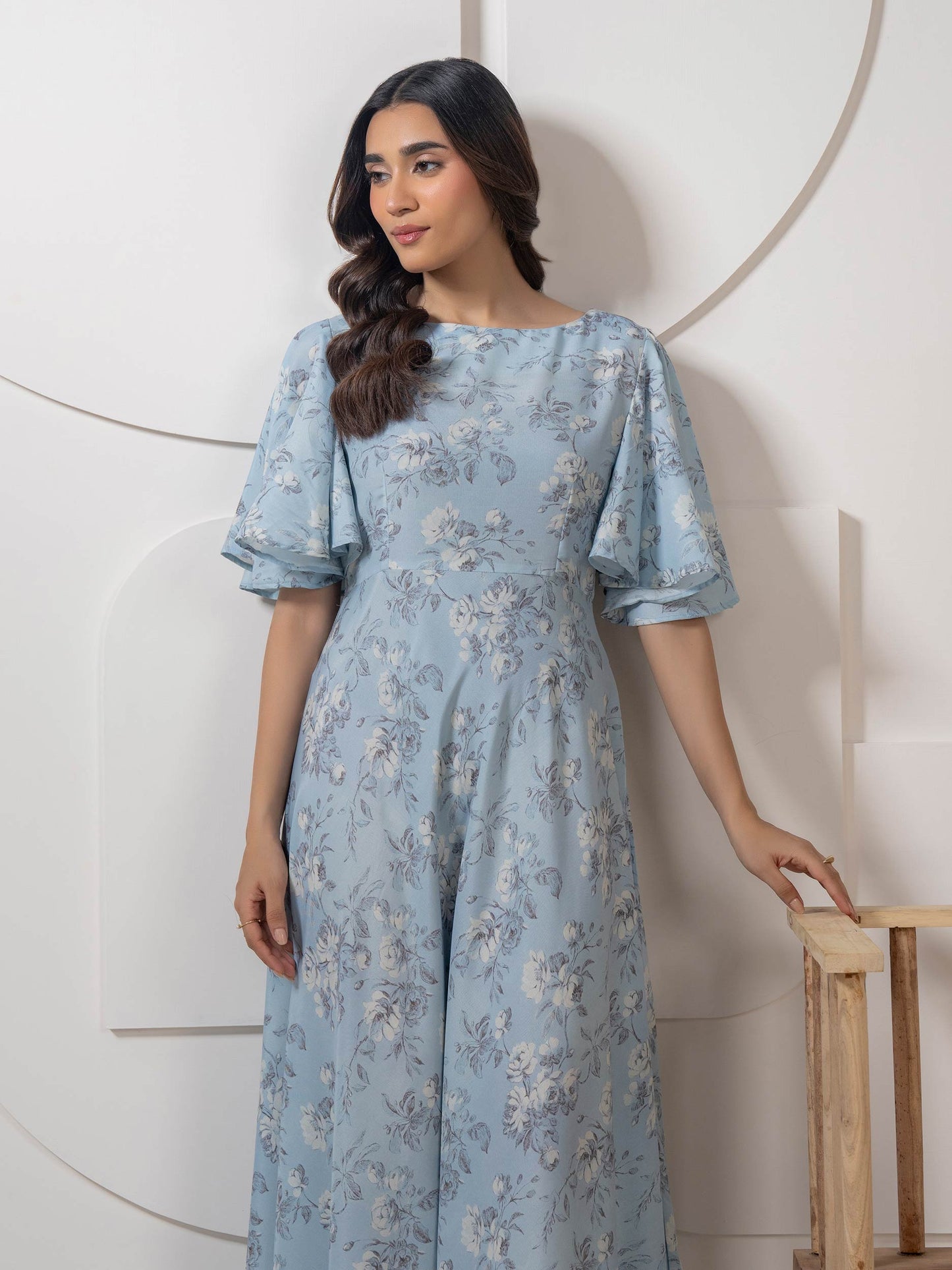 Printed Lawn Dress