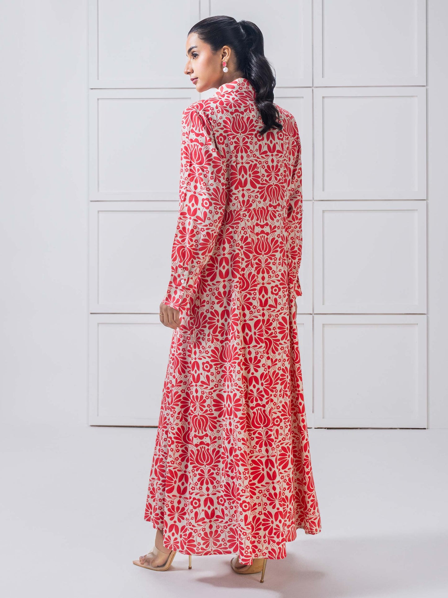 Viscose Dress-Printed (Pret)