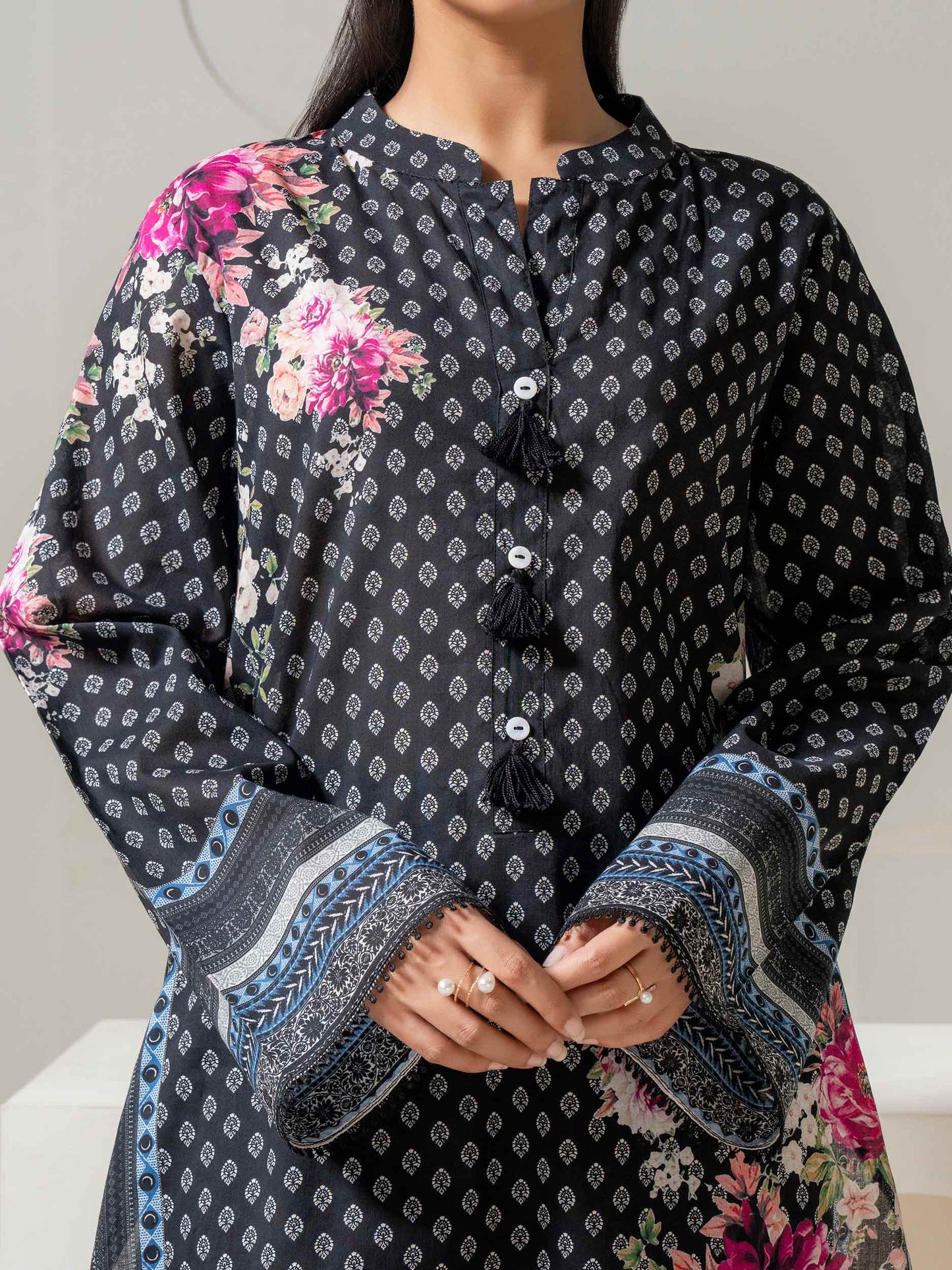 Lawn Shirt-Printed (Pret)