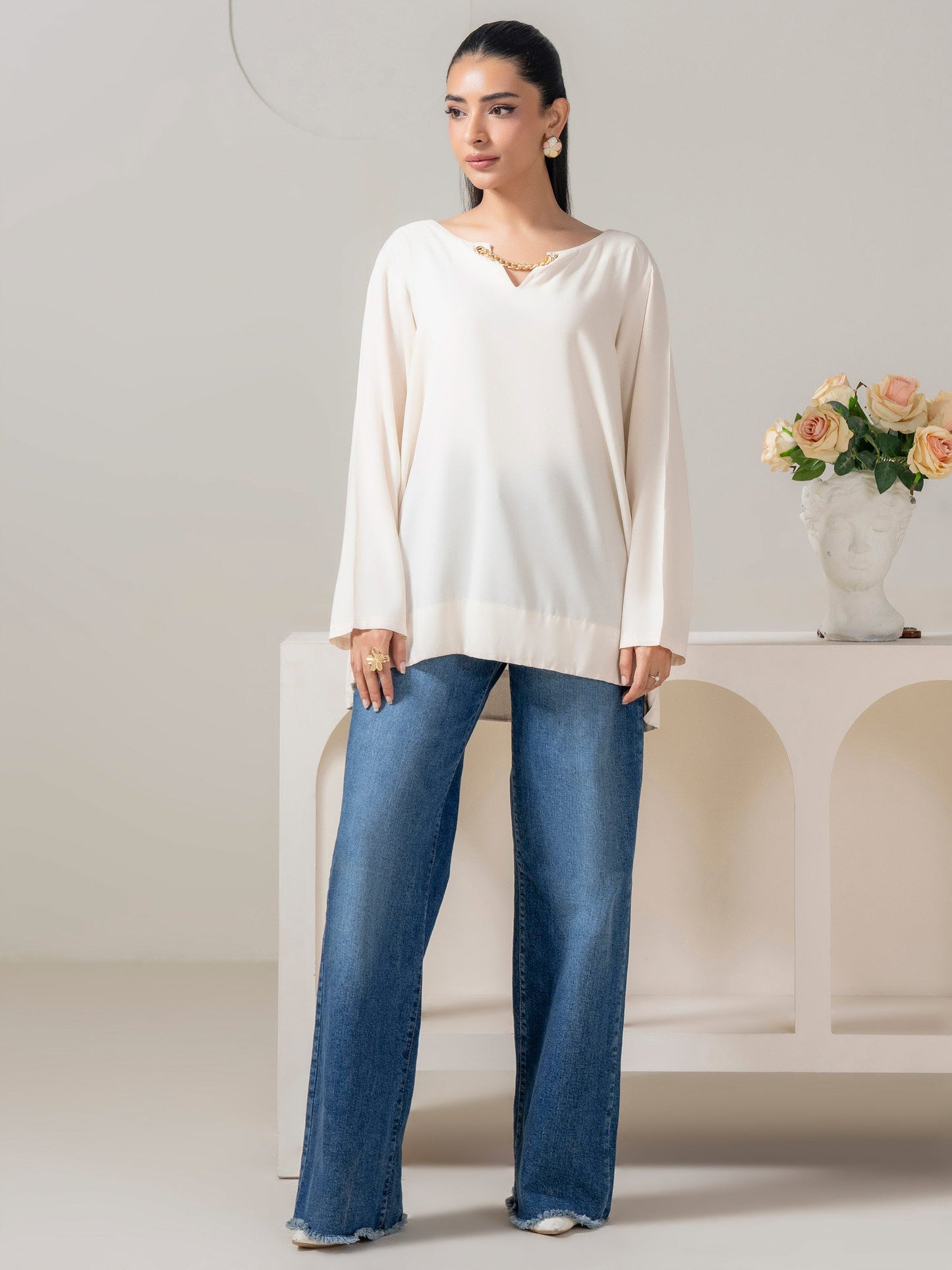 Dyed Viscose Top