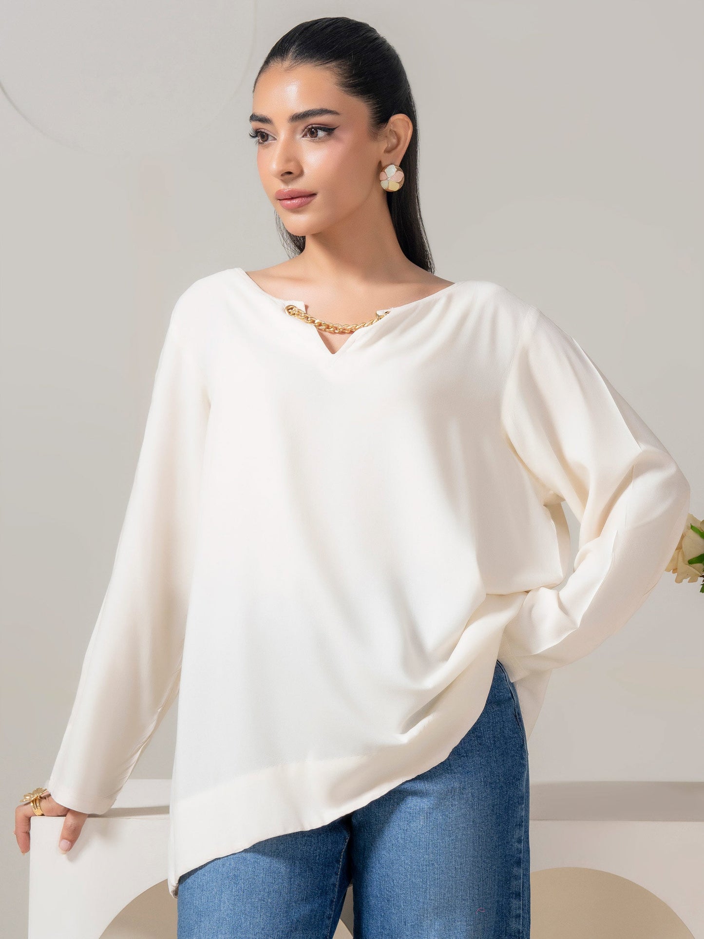 Dyed Viscose Top