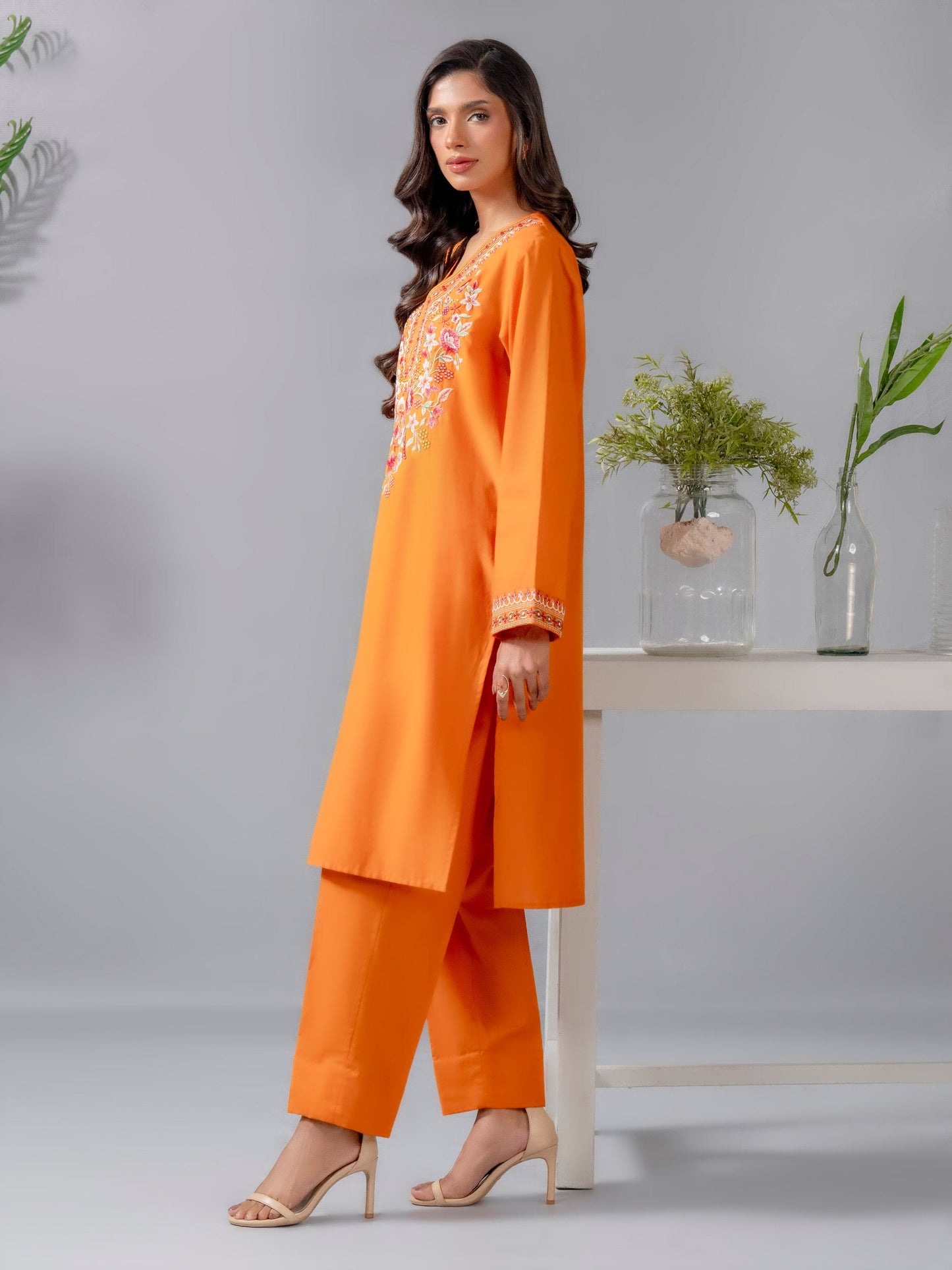 2 Piece Lawn Suit-Embroidered (Pret)