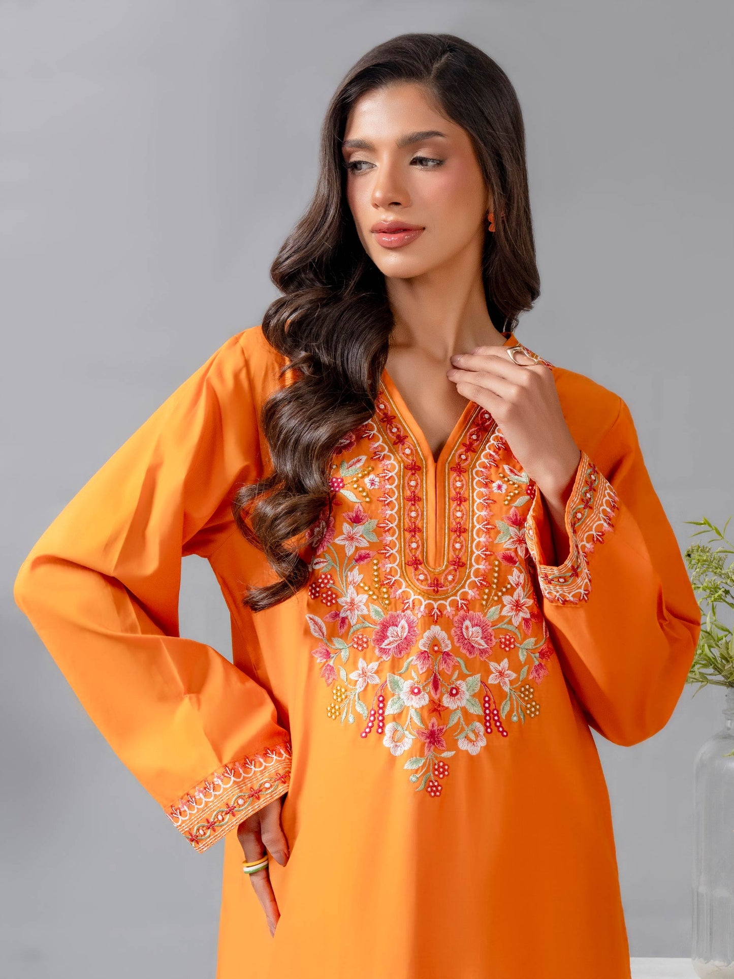 2 Piece Lawn Suit-Embroidered (Pret)
