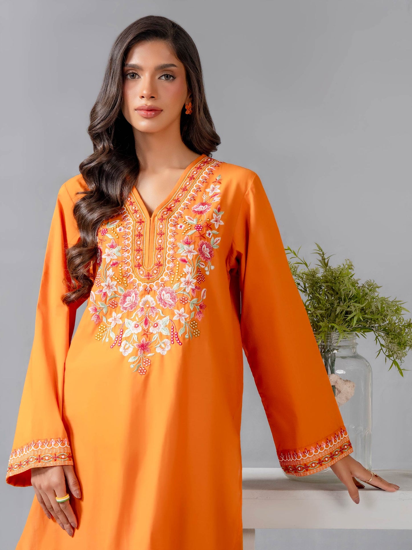 2 Piece Lawn Suit-Embroidered (Pret)