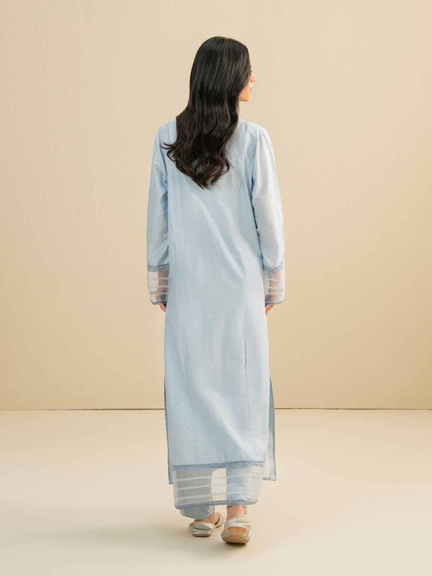 2 Piece Lawn Suit-Dyed (Pret)