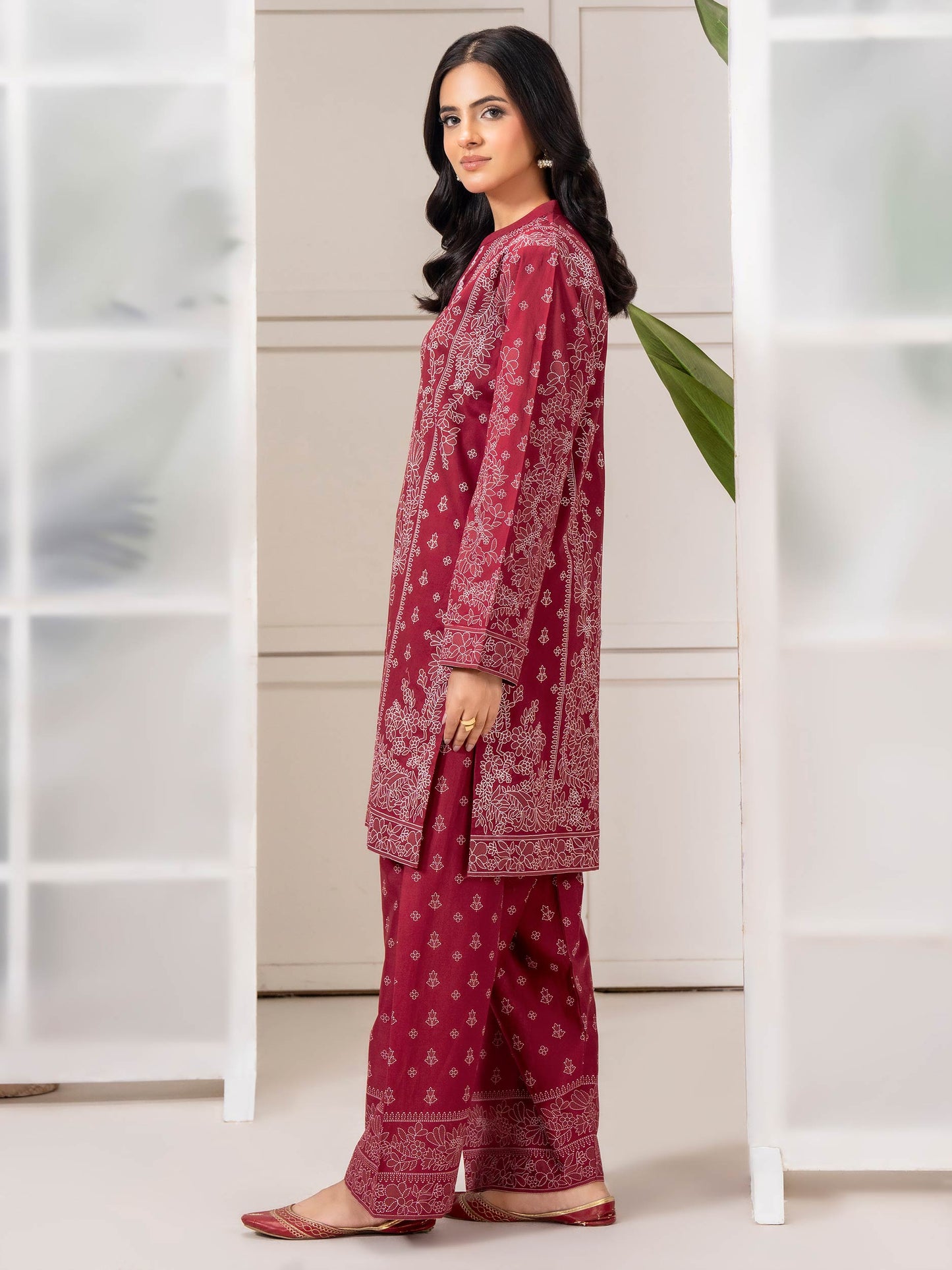 2 Piece Lawn Suit-Paste Print (Pret)