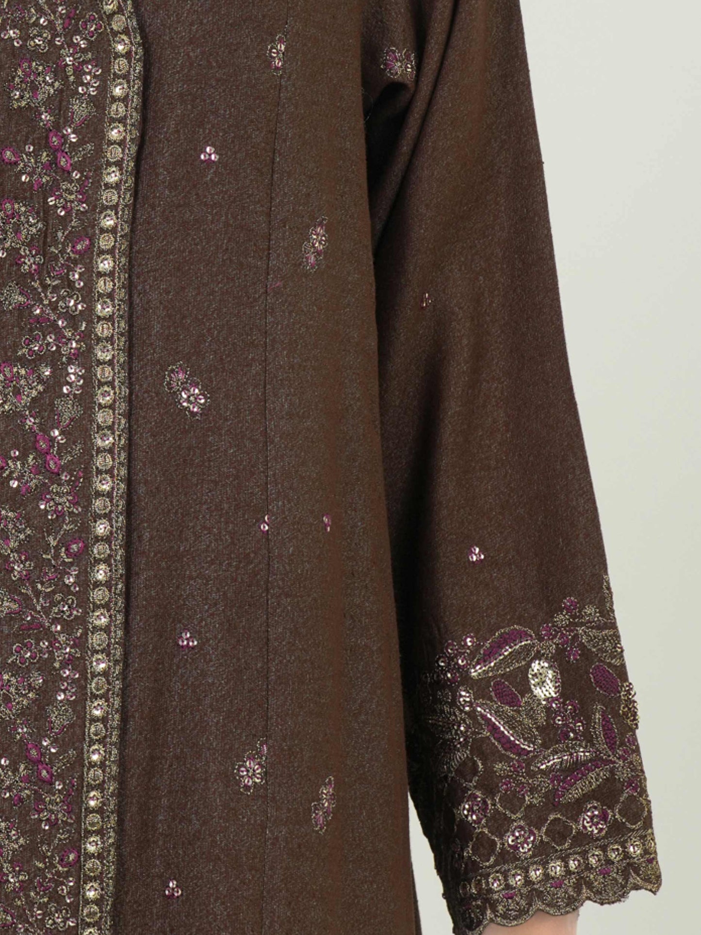 2 Piece Yarn Dyed Suit- Embroidered (Pret)